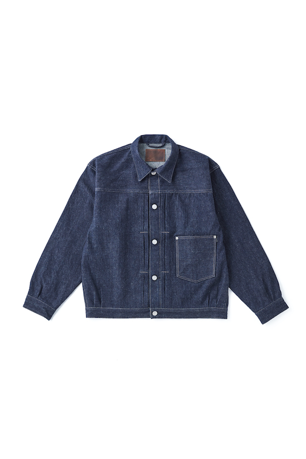 RIVETED ONE POCKET JEAN JACKET（INDIGO）