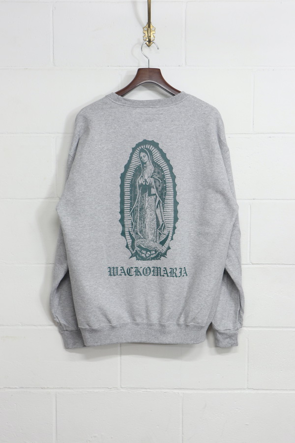 CREW NECK SWEAT SHIRT ( TYPE-2 )（GRAY）