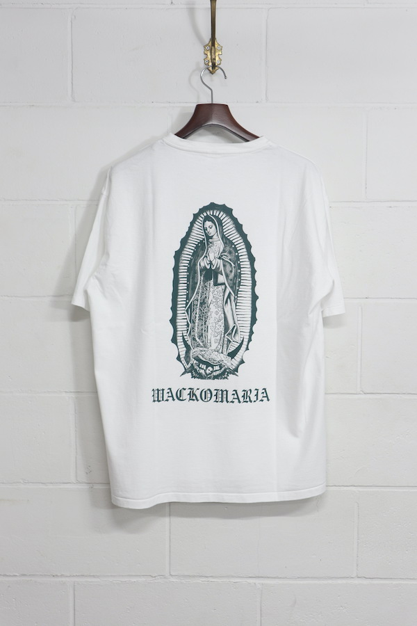 WASHED HEAVY WEIGHT CREW NECK T-SHIRT ( TYPE-2 )（WHITE）