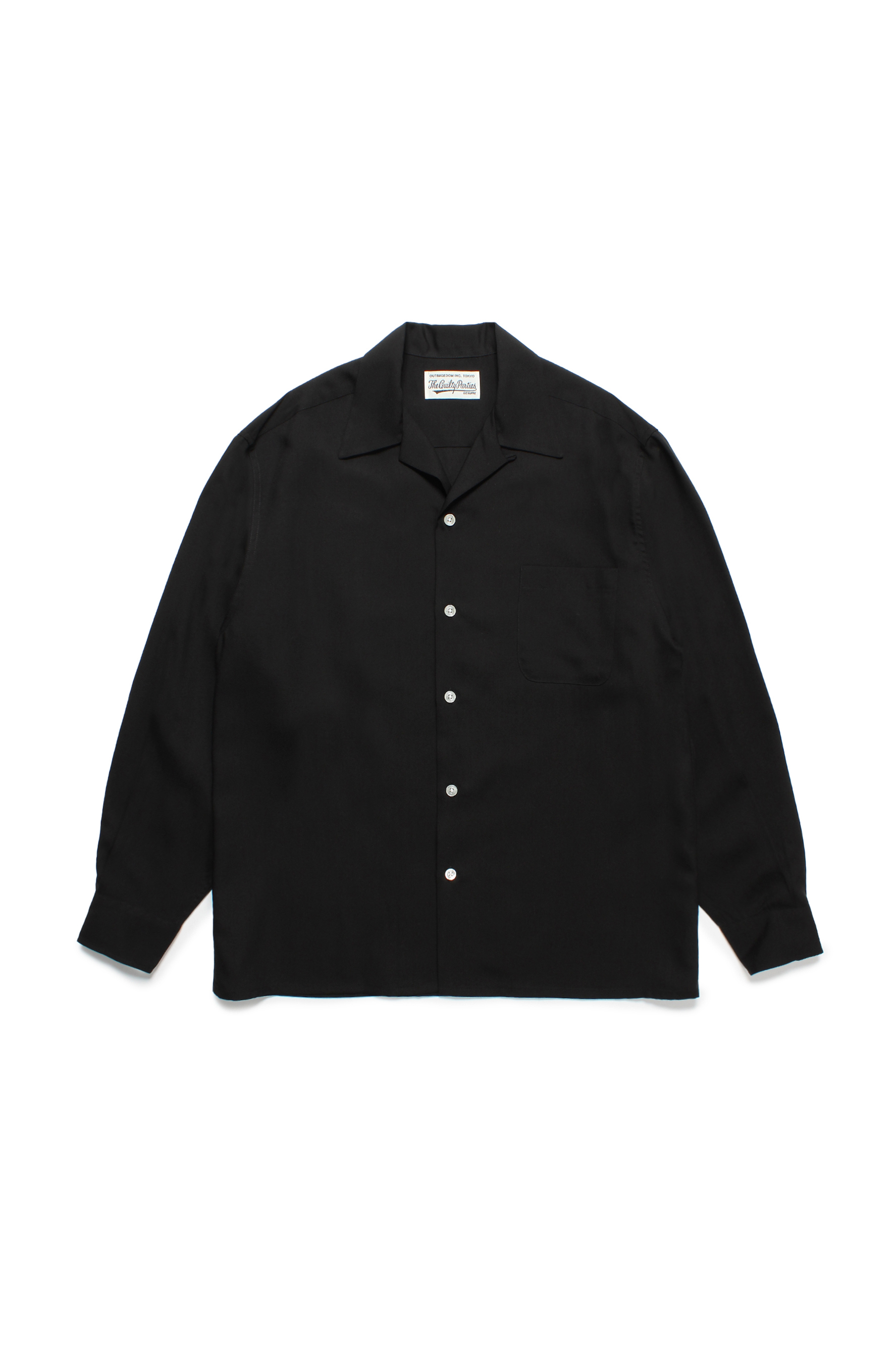 50'S SHIRT L/S ( TYPE-1 )（BLACK）