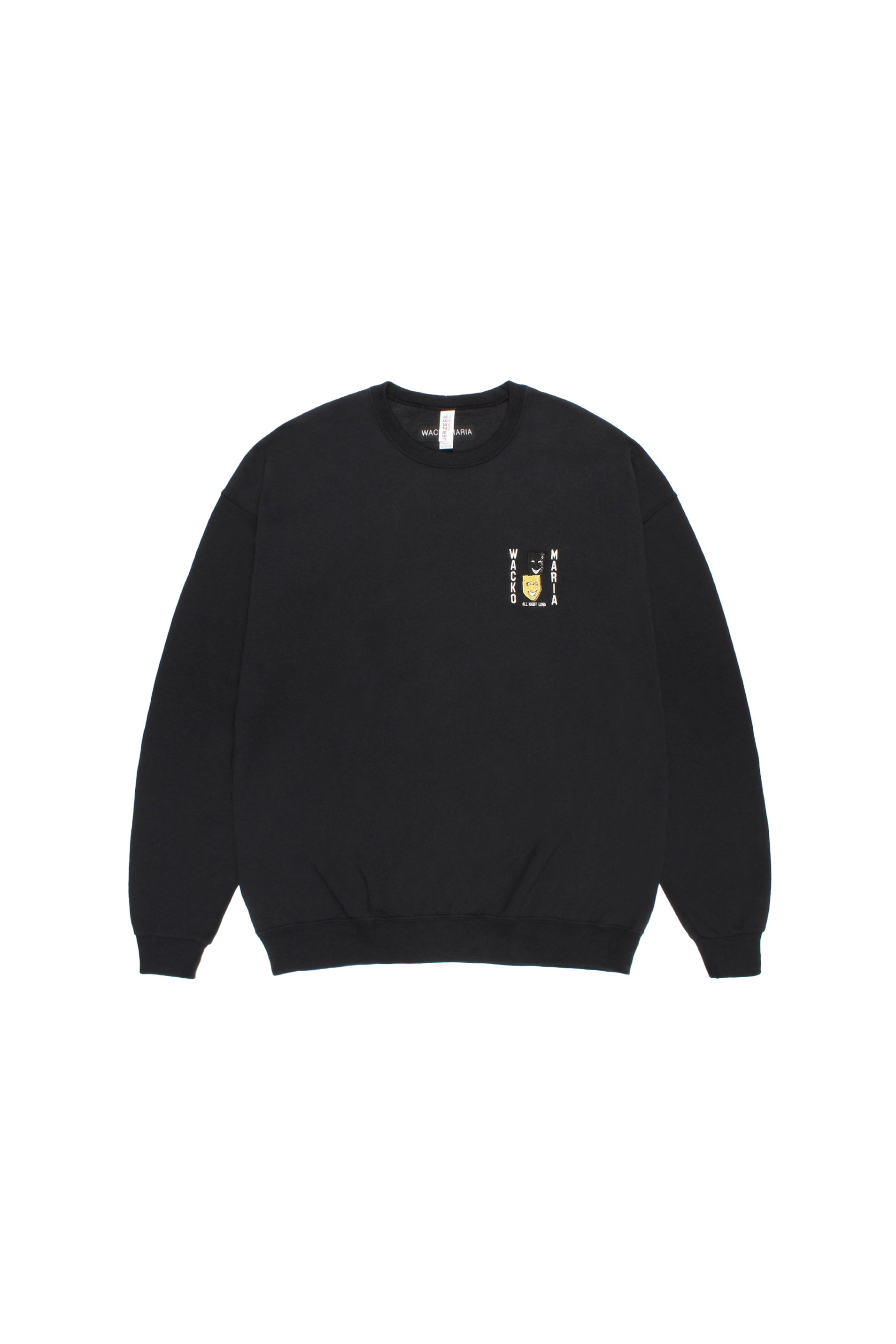 CREW NECK SWEAT SHIRT ( TYPE-1 )(BLACK)