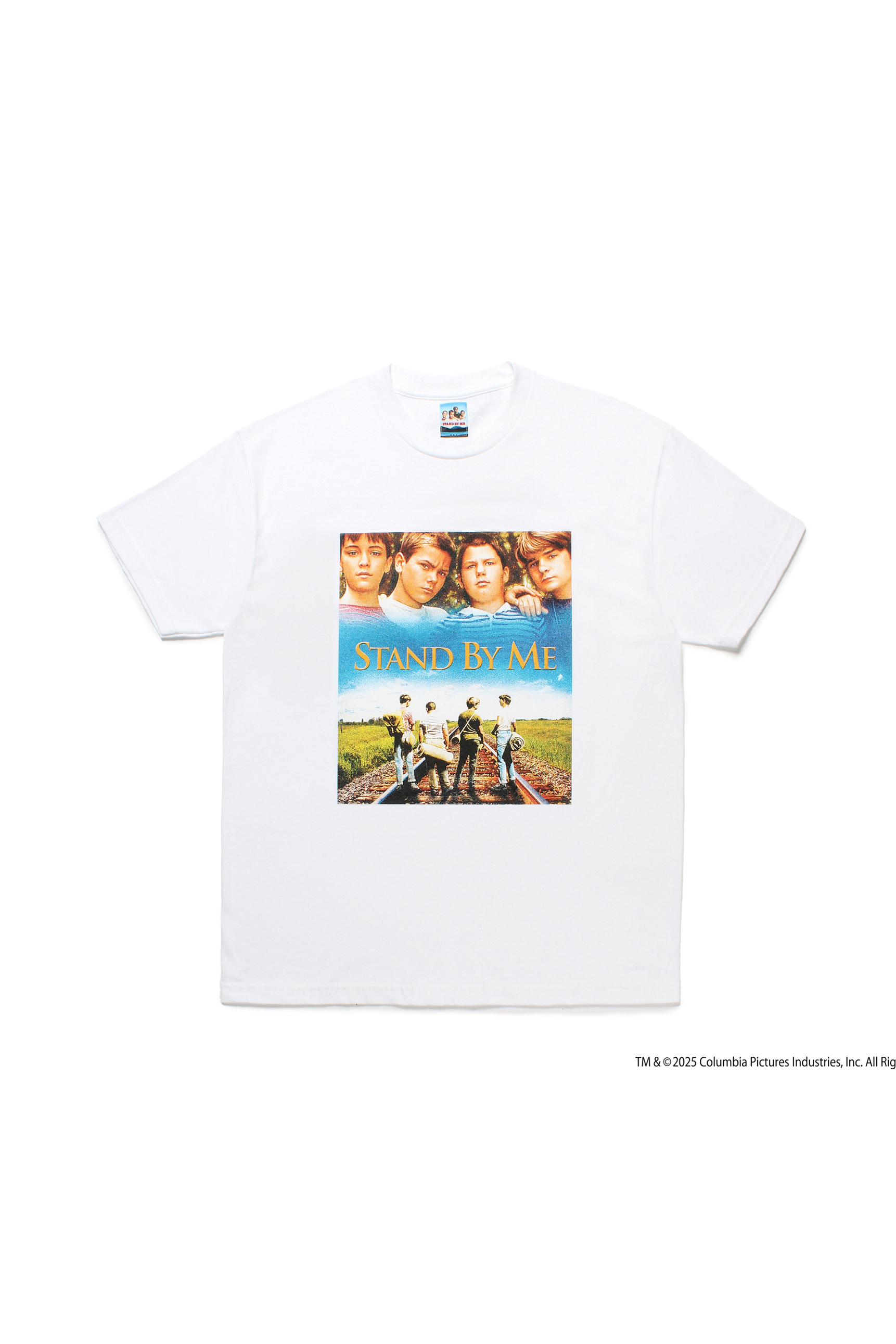 STAND BY ME / CREW NECK T-SHIRT ( TYPE-2 )（WHITE）