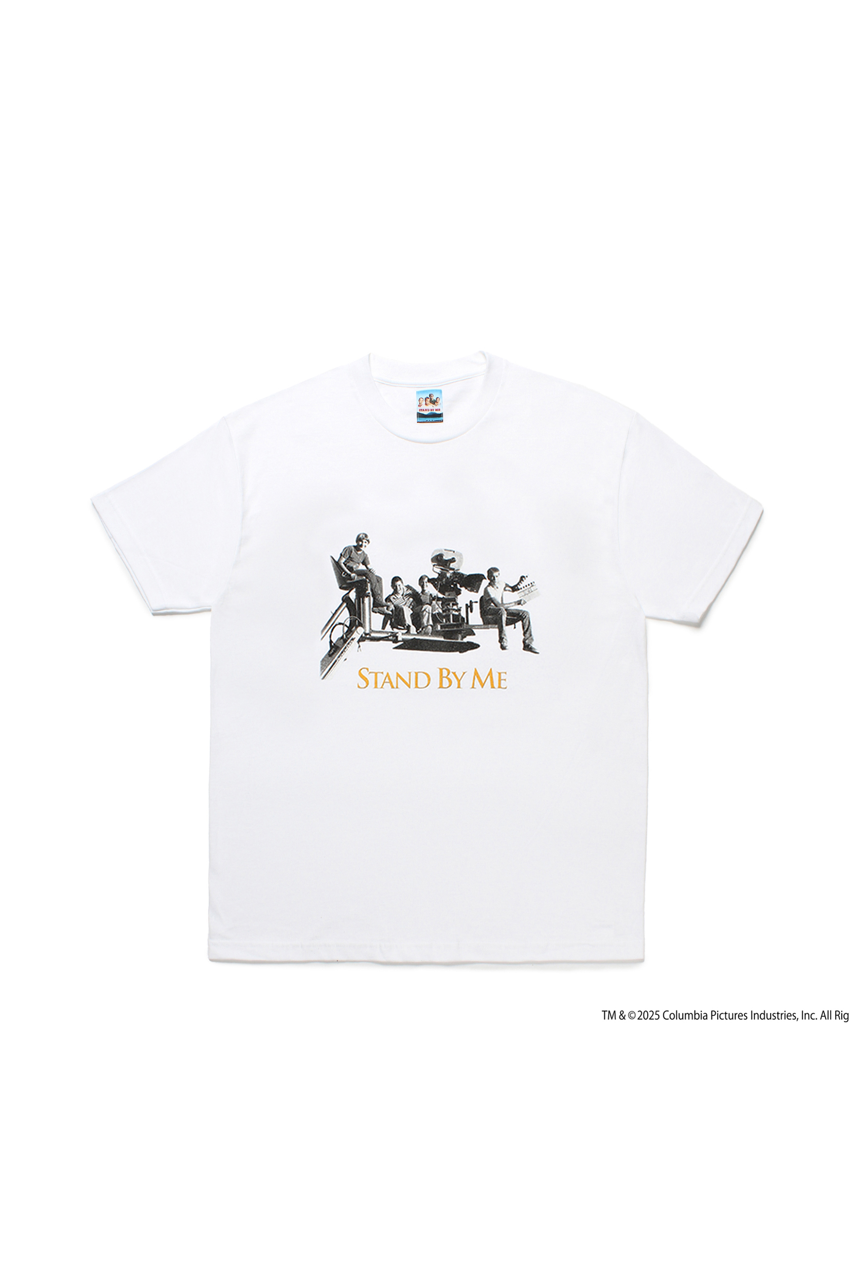 STAND BY ME / CREW NECK T-SHIRT ( TYPE-3 )（WHITE）