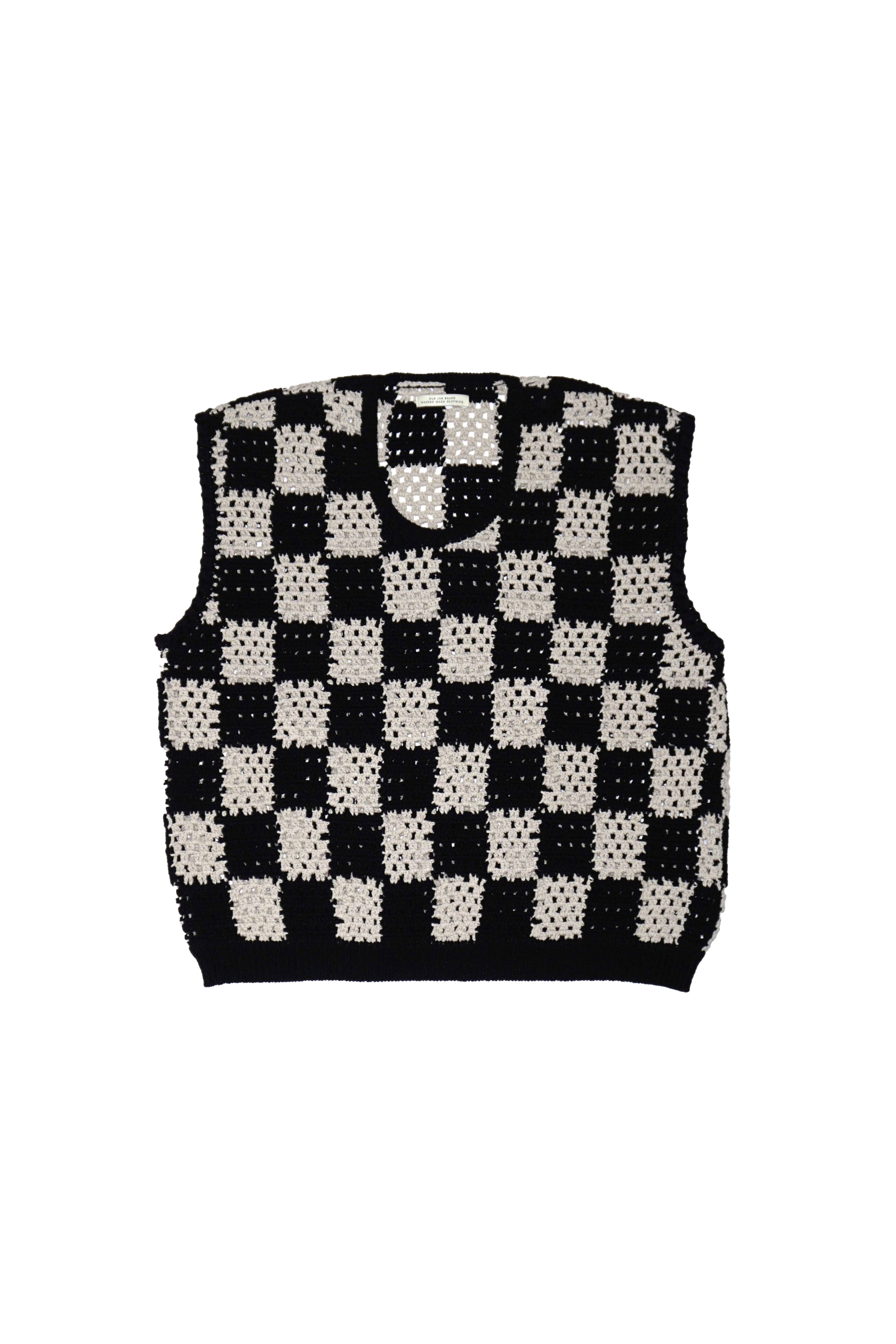 HAND CROCHET VEST（ICHIMATSU）