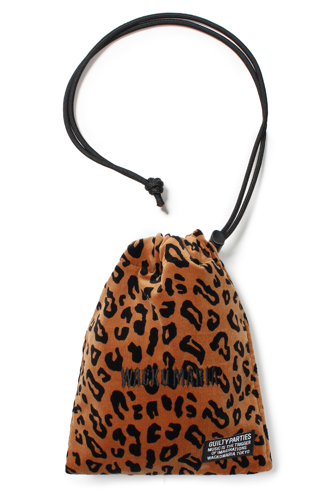LEOPARD SHOULDER POUCH ( TYPE-2 )（BROWN）