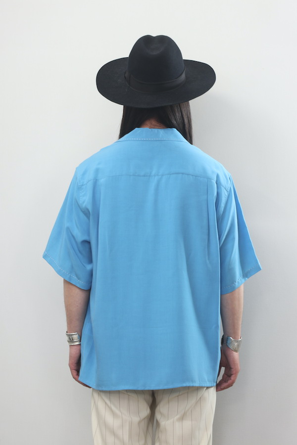 TIGHT / 50'S SHIRT S/S ( TYPE-4 )（BLUE）