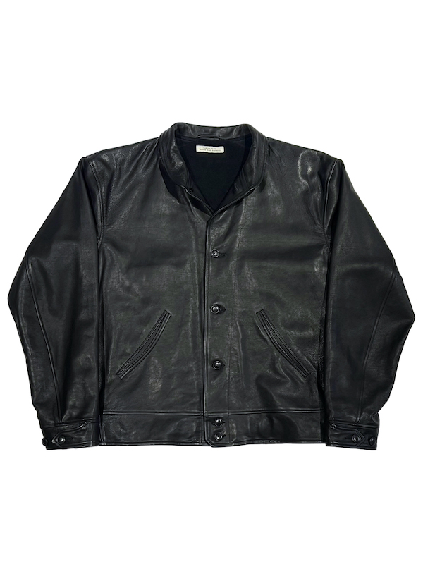 STUNNING CALF COSSAK JACKET（ONYX BLACK）