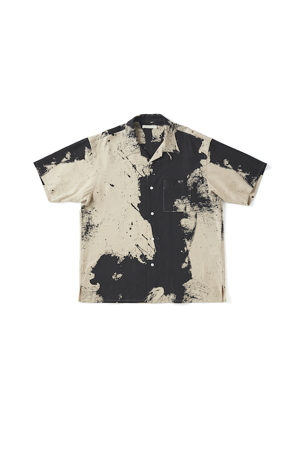TSUJIMURA SHIRO ABSTRACT PAINT SHIRTS (Short-sleeve)（ABSTRACT）