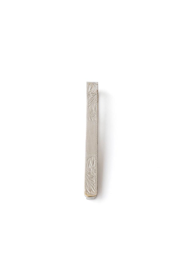 MAYFAIR (TIE CLIP)（SILVER/WHITE FINISH）