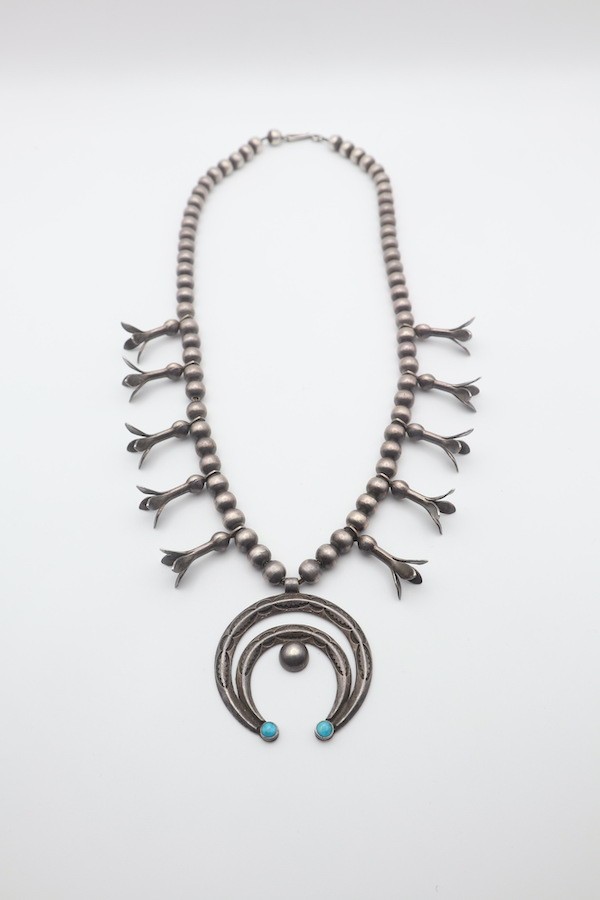 Vintage Squash Blossom Naja Necklace 40s~50s