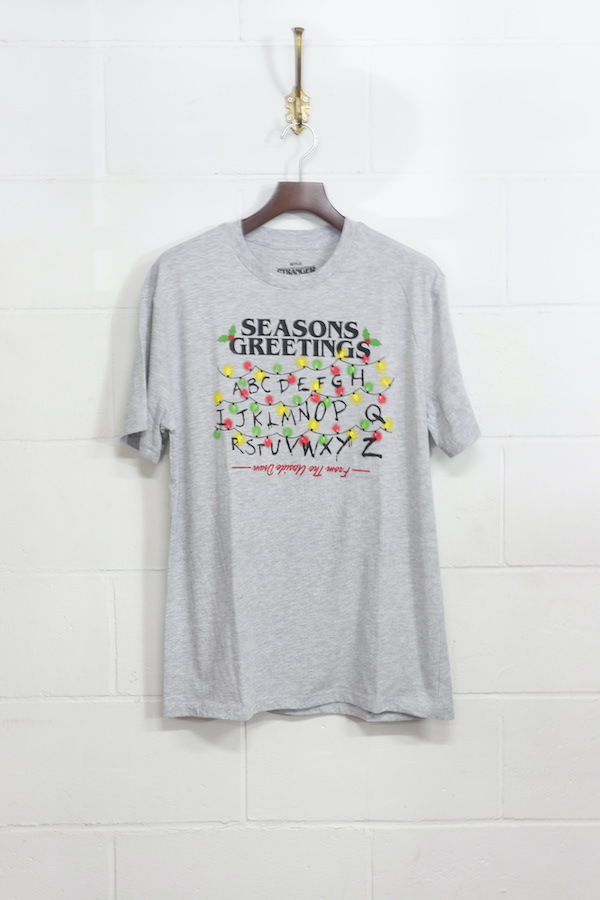 STRANGER THINGS Official T-Shirts（GRAY）