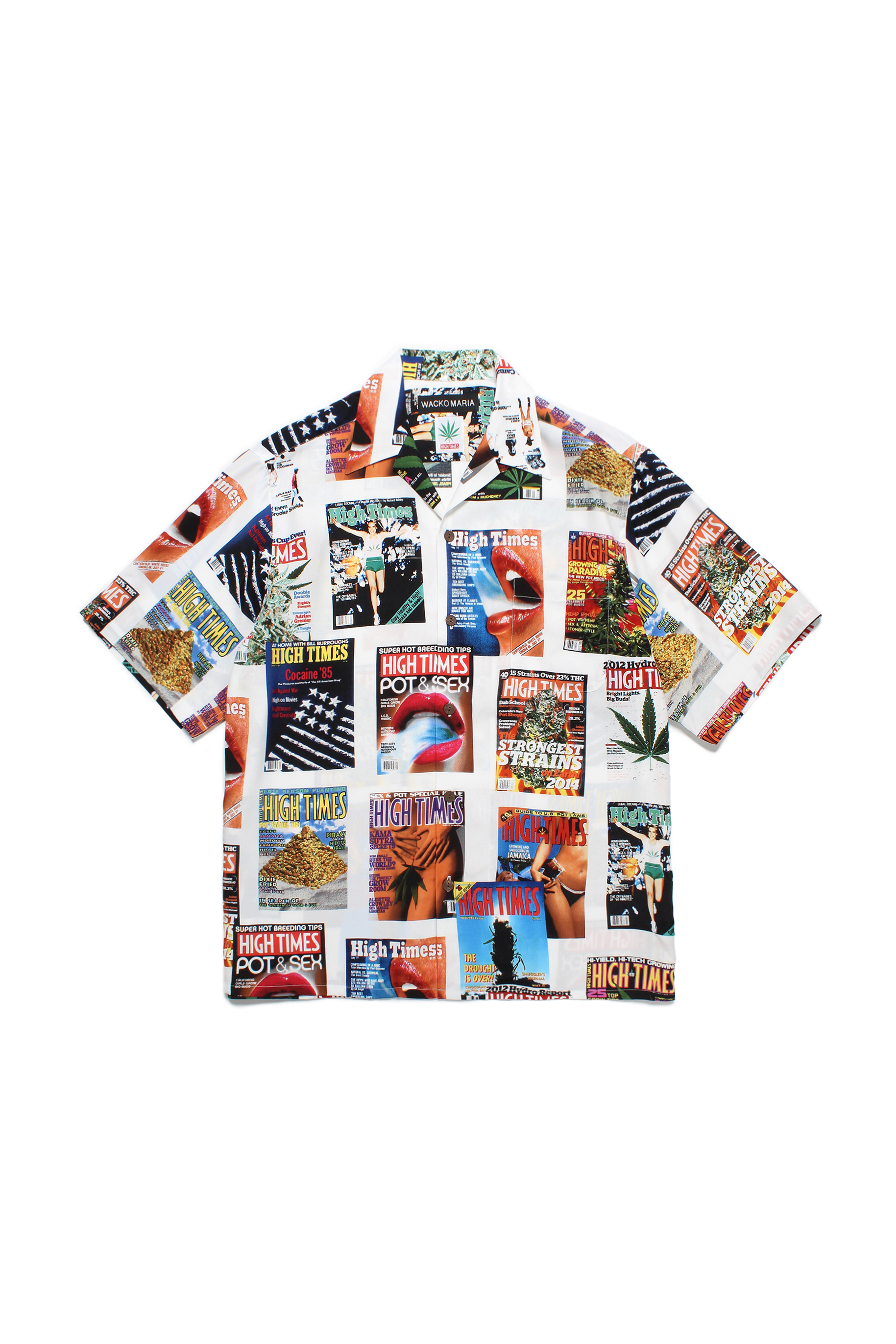 HIGH TIMES / HAWAIIAN SHIRT（WHITE）