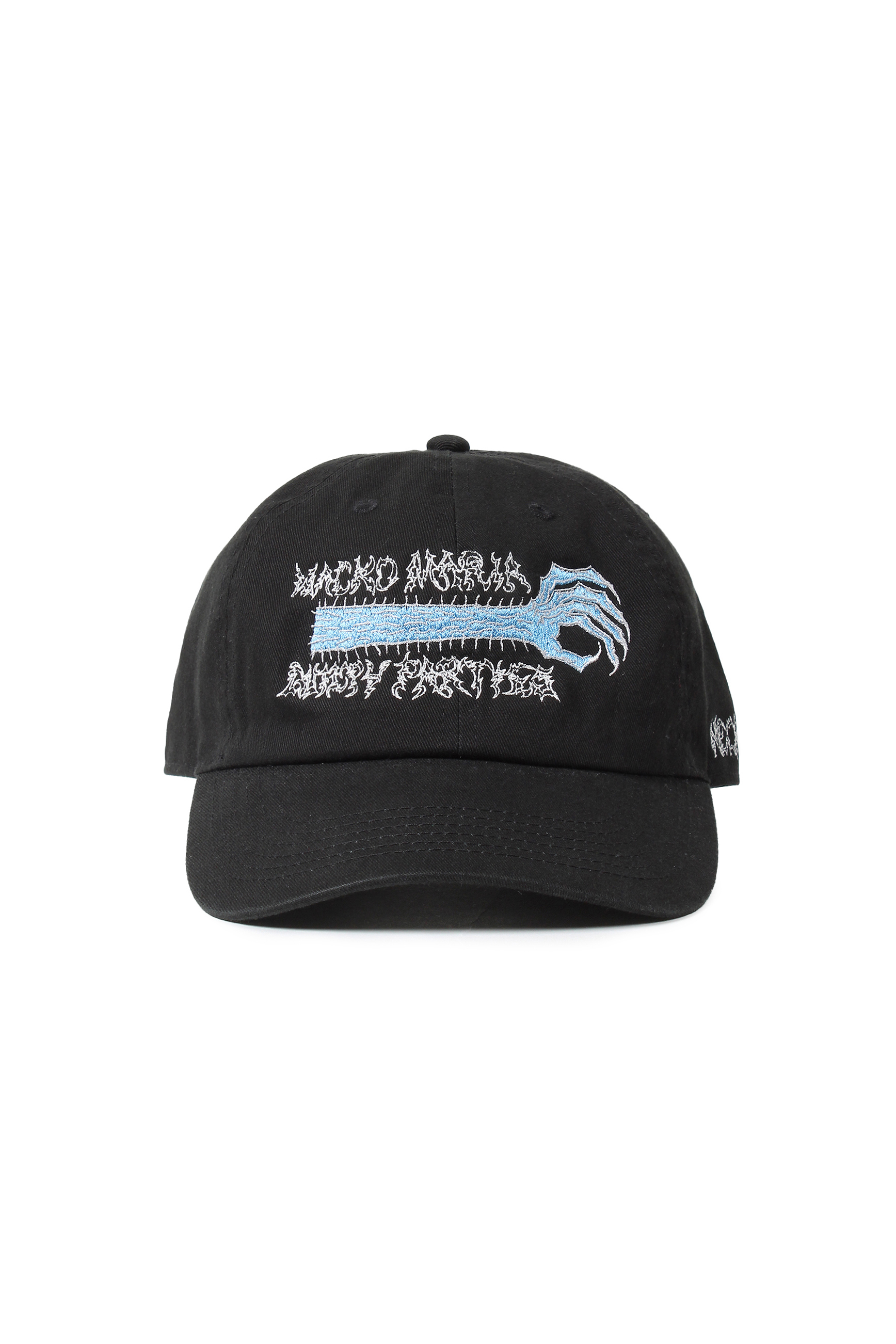 NECK FACE / 6 PANEL CAP（BLACK）