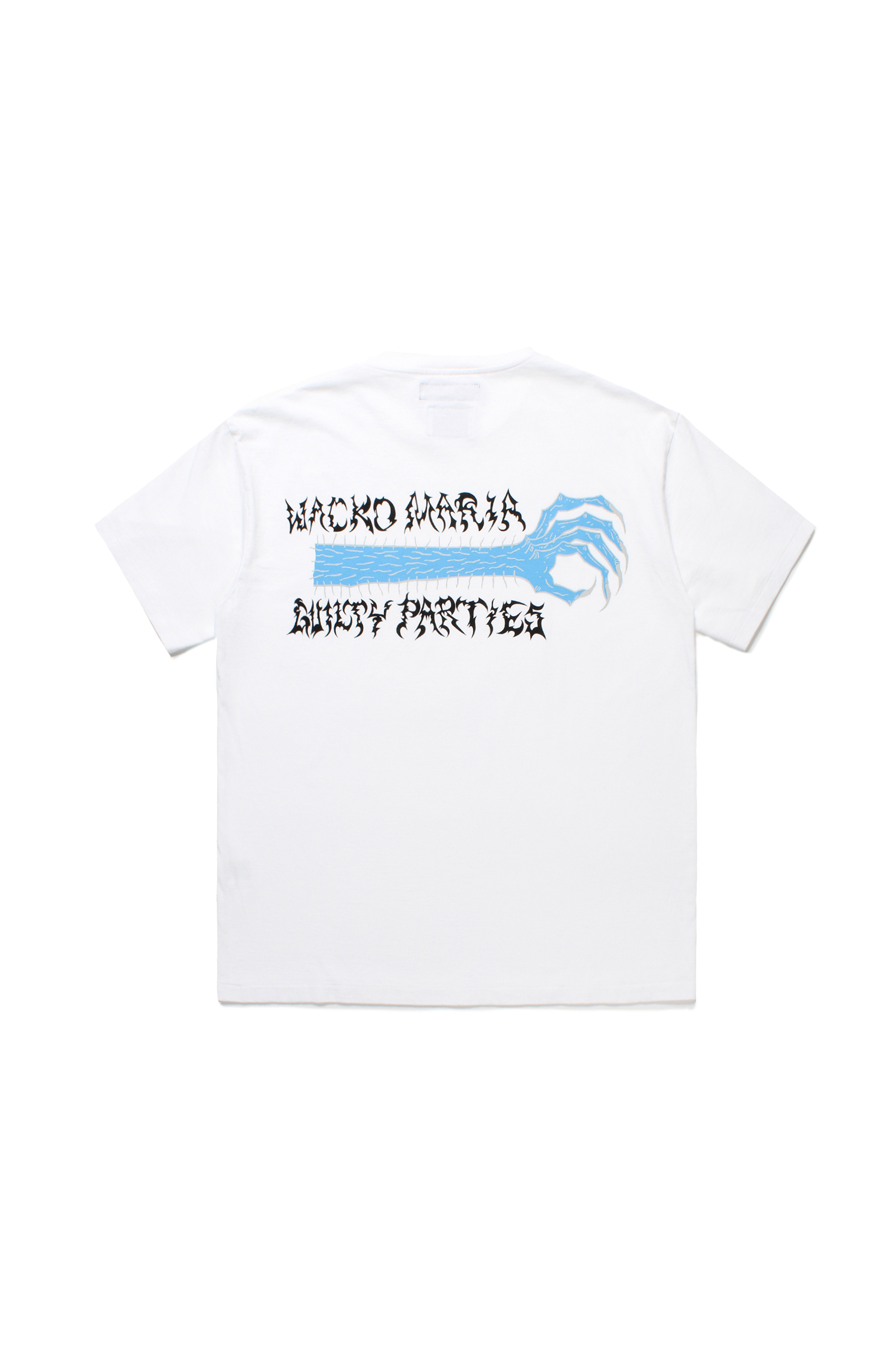 NECK FACE / WASHED HEAVY WEIGHT CREW NECK T-SHIRT ( TYPE-1 )（WHITE）