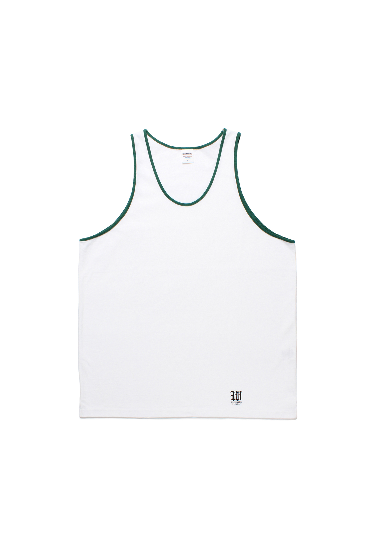 RINGER TANK TOP ( TYPE-1 )（WHITE）
