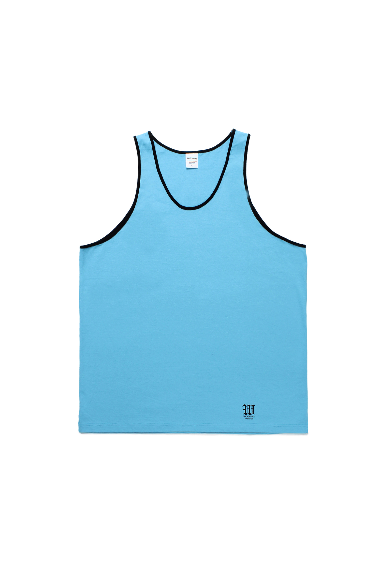 RINGER TANK TOP ( TYPE-2 )（BLUE）