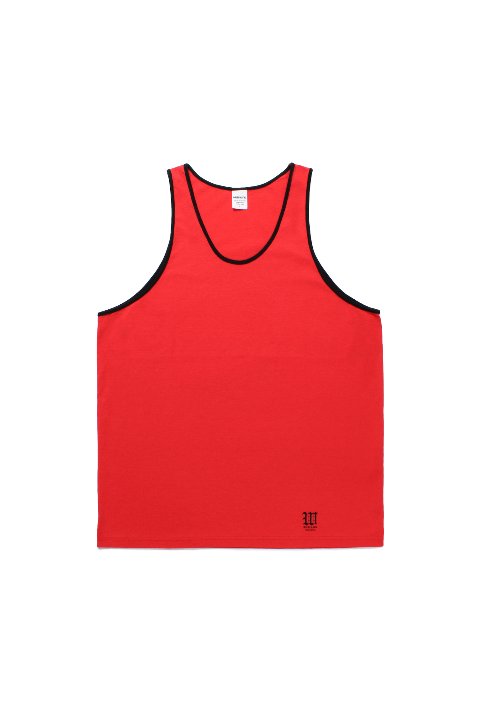 RINGER TANK TOP ( TYPE-2 )（RED）