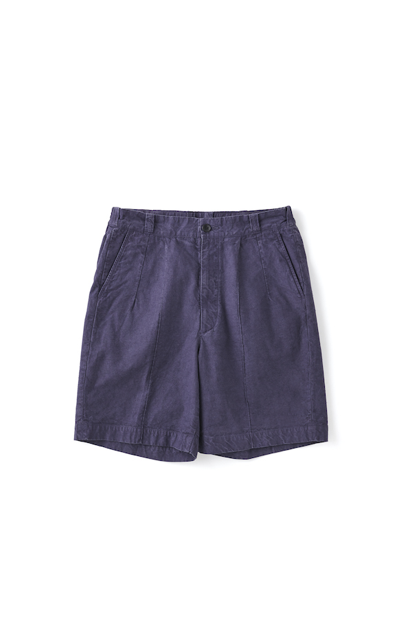 FRONT TUCK ARMY SHORTS（AUBERGINE）