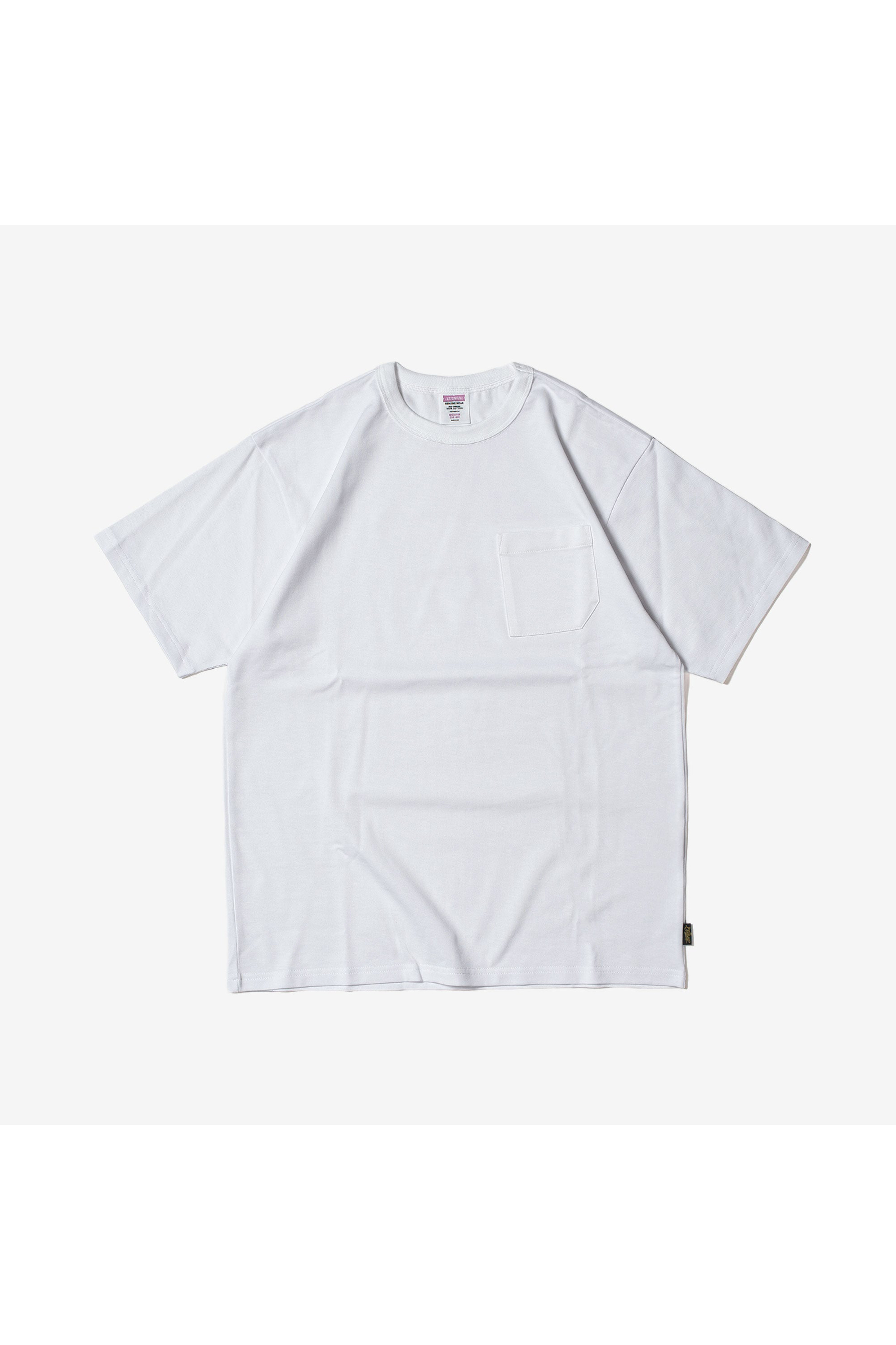 Giza Authentic Pocket Tee（White）