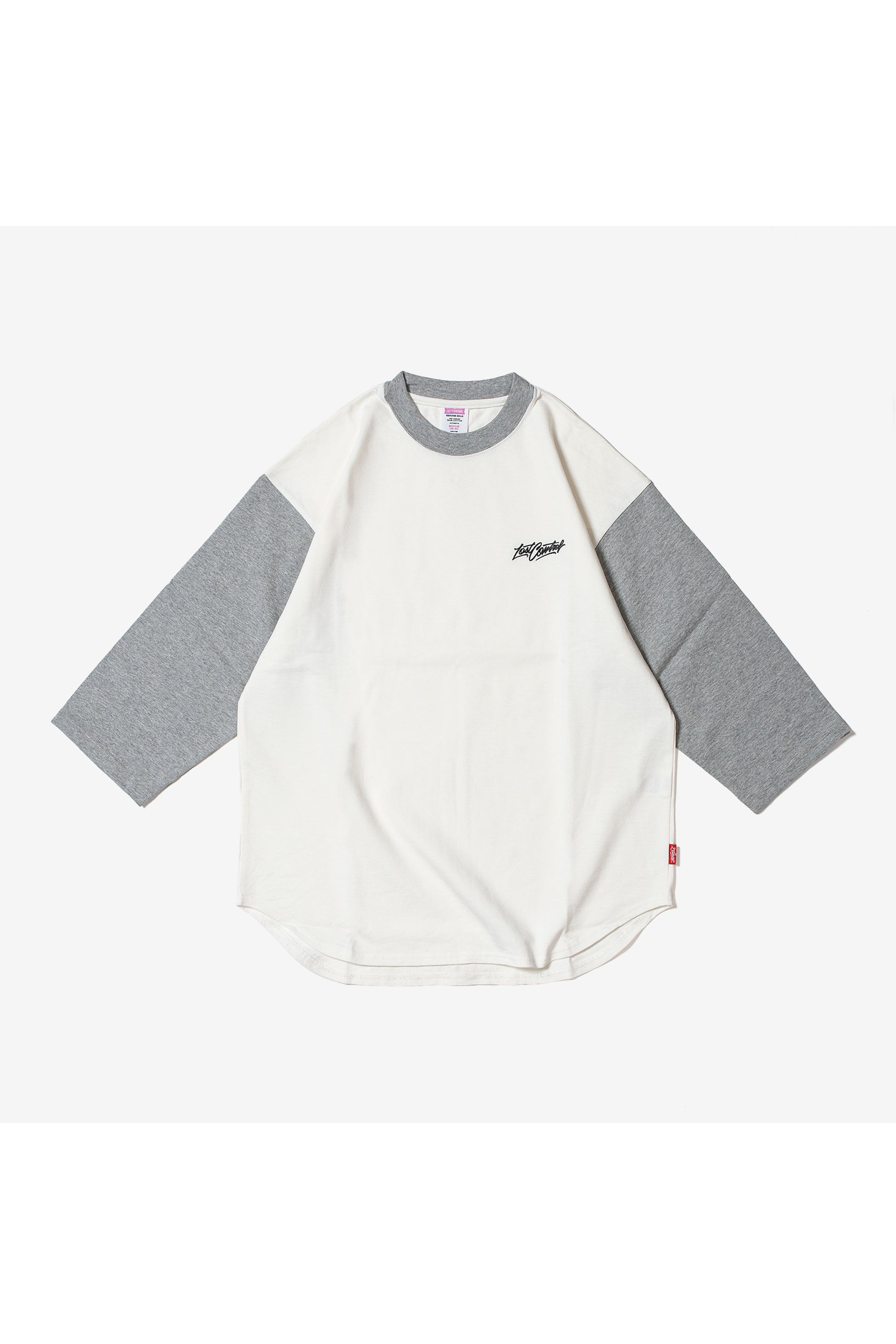 TQS Heavy Weight Base Ball Tee（White×HeatherGray）