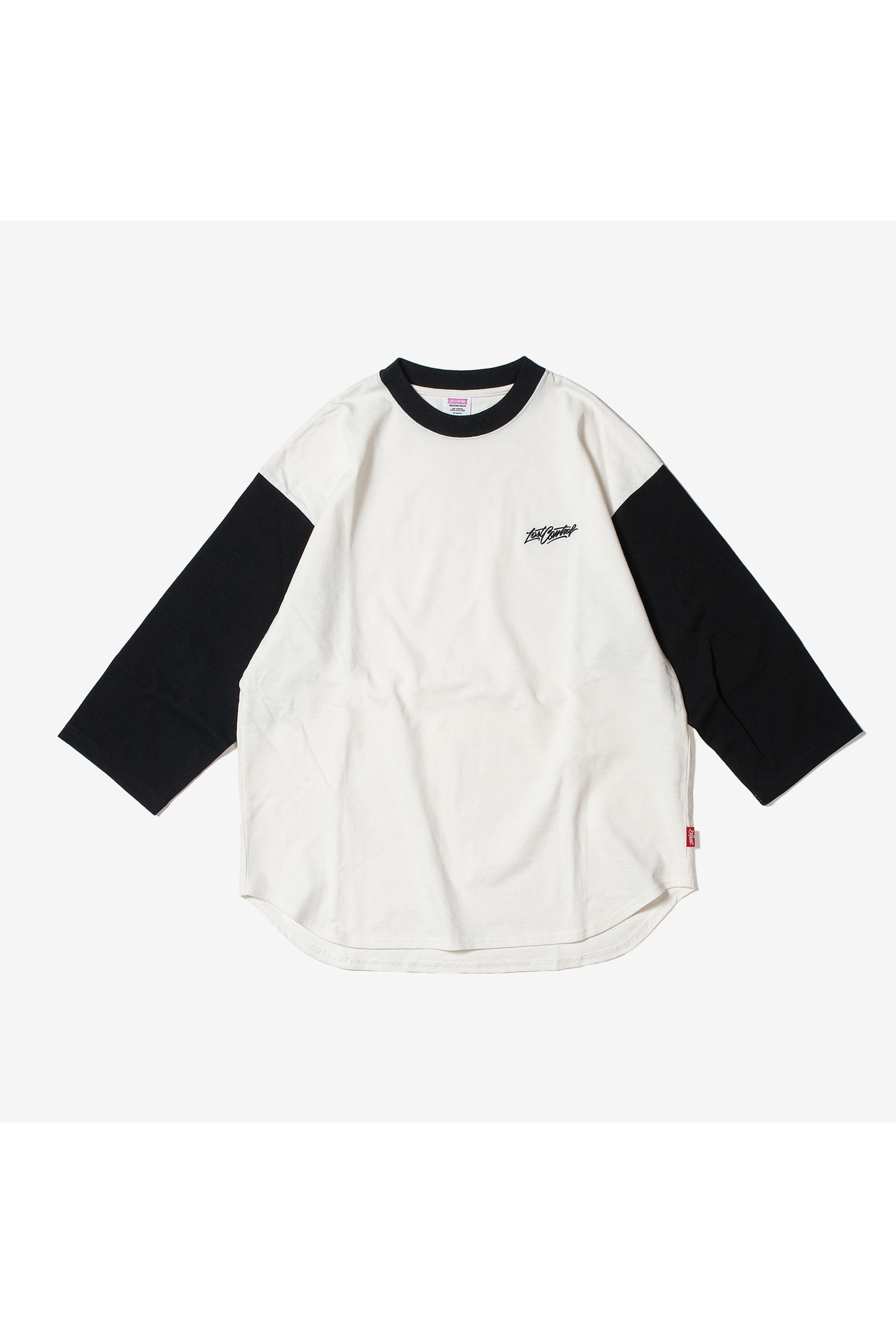 TQS Heavy Weight Base Ball Tee（White×Black）