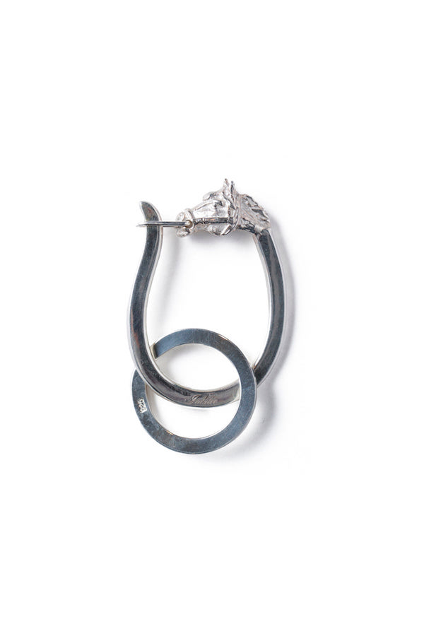 JUBILEE (HORSE KEY HOLDER) (SILVER/WHITE FINISH)