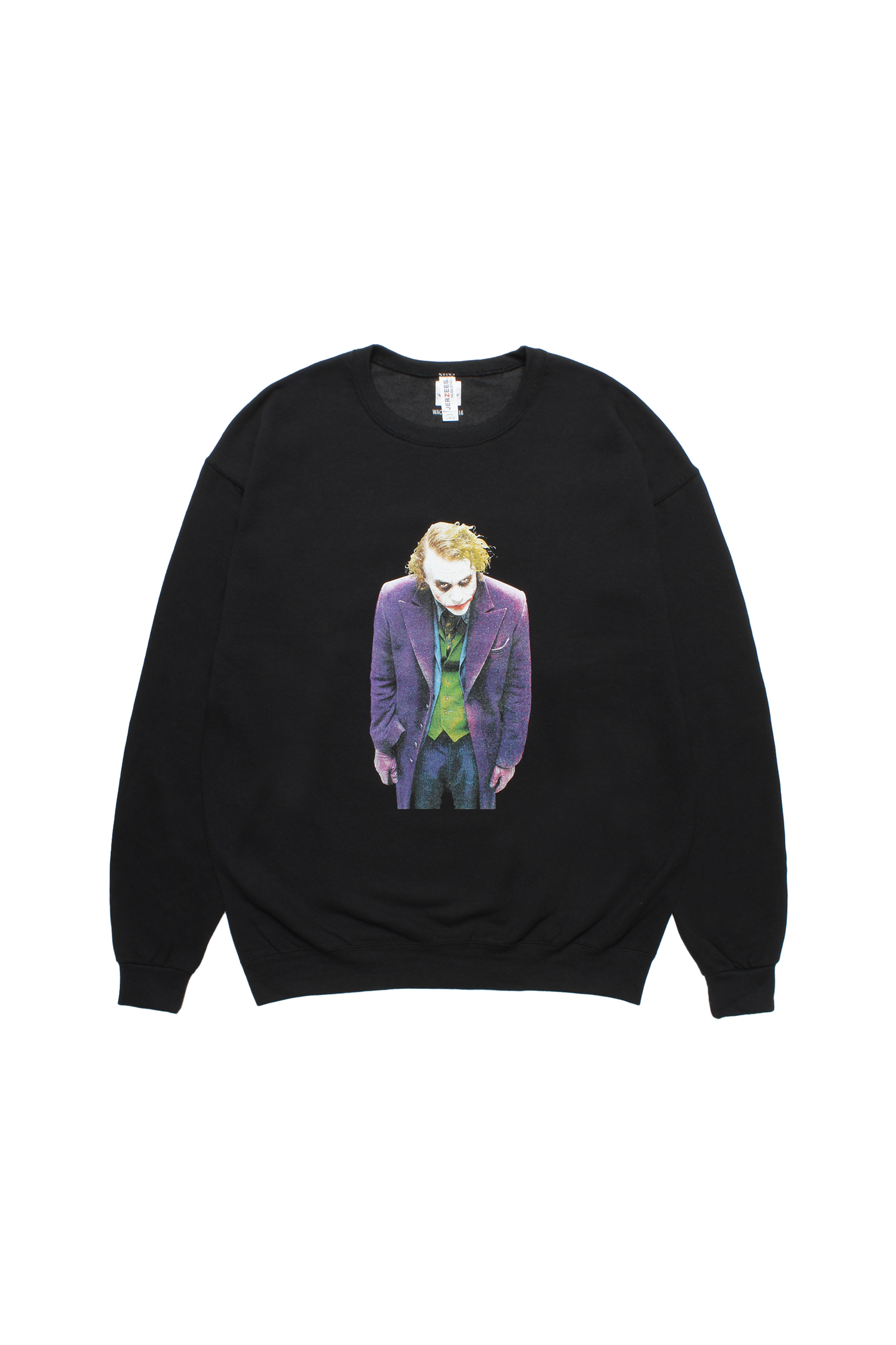 THE DARK KNIGHT TRILOGY / CREW NECK SWEAT SHIRT ( TYPE-1 )（BLACK）