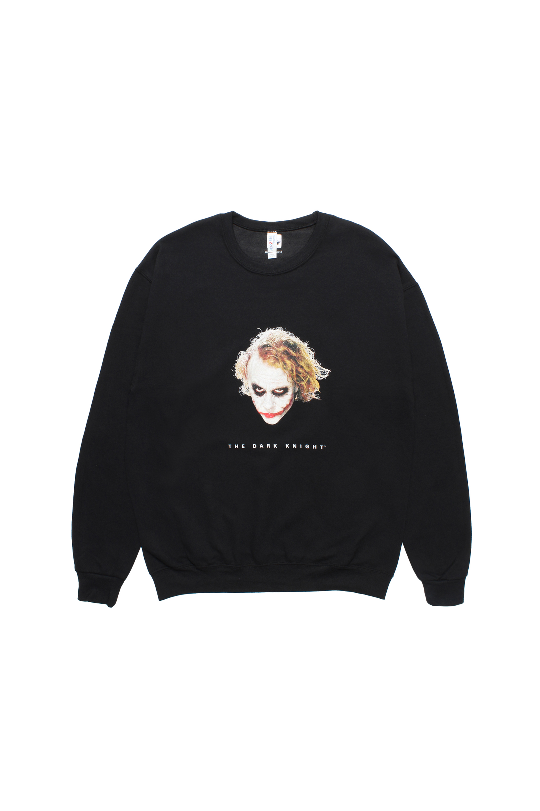 THE DARK KNIGHT TRILOGY / CREW NECK SWEAT SHIRT ( TYPE-2 )（BLACK）