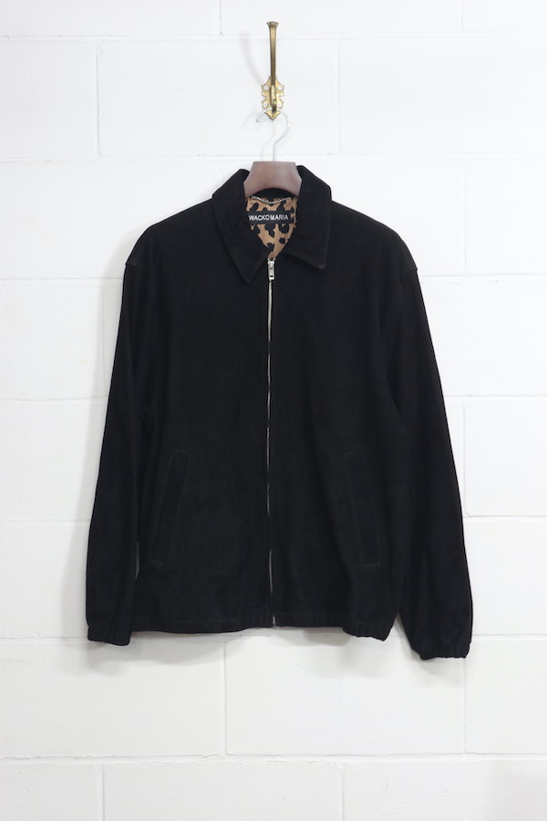 SUEDE LEATHER 50'S JACKET ( TYPE-2 )（BLACK）