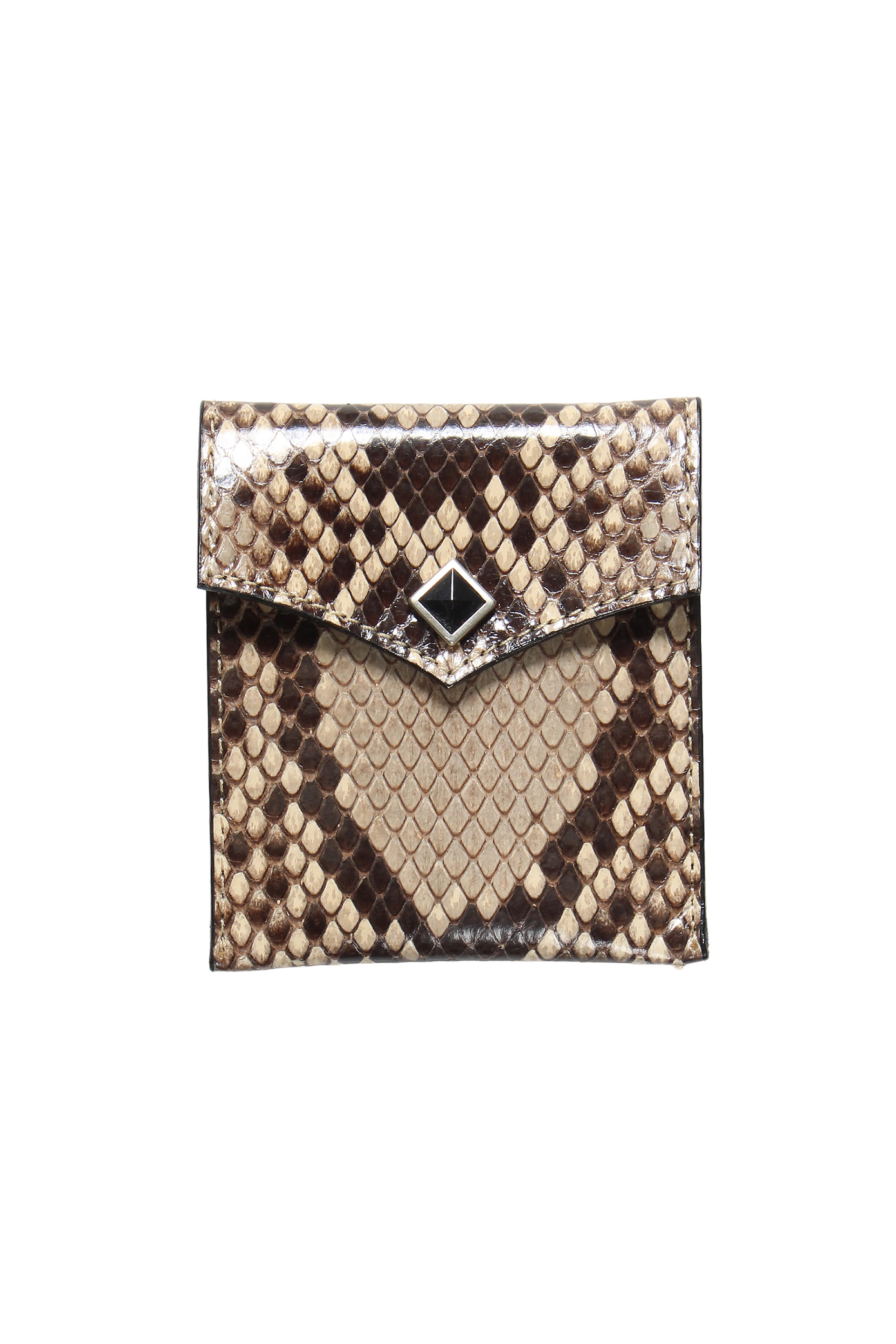 PYTHON LEATHER PORTABLE ASHTRAY（BEIGE）