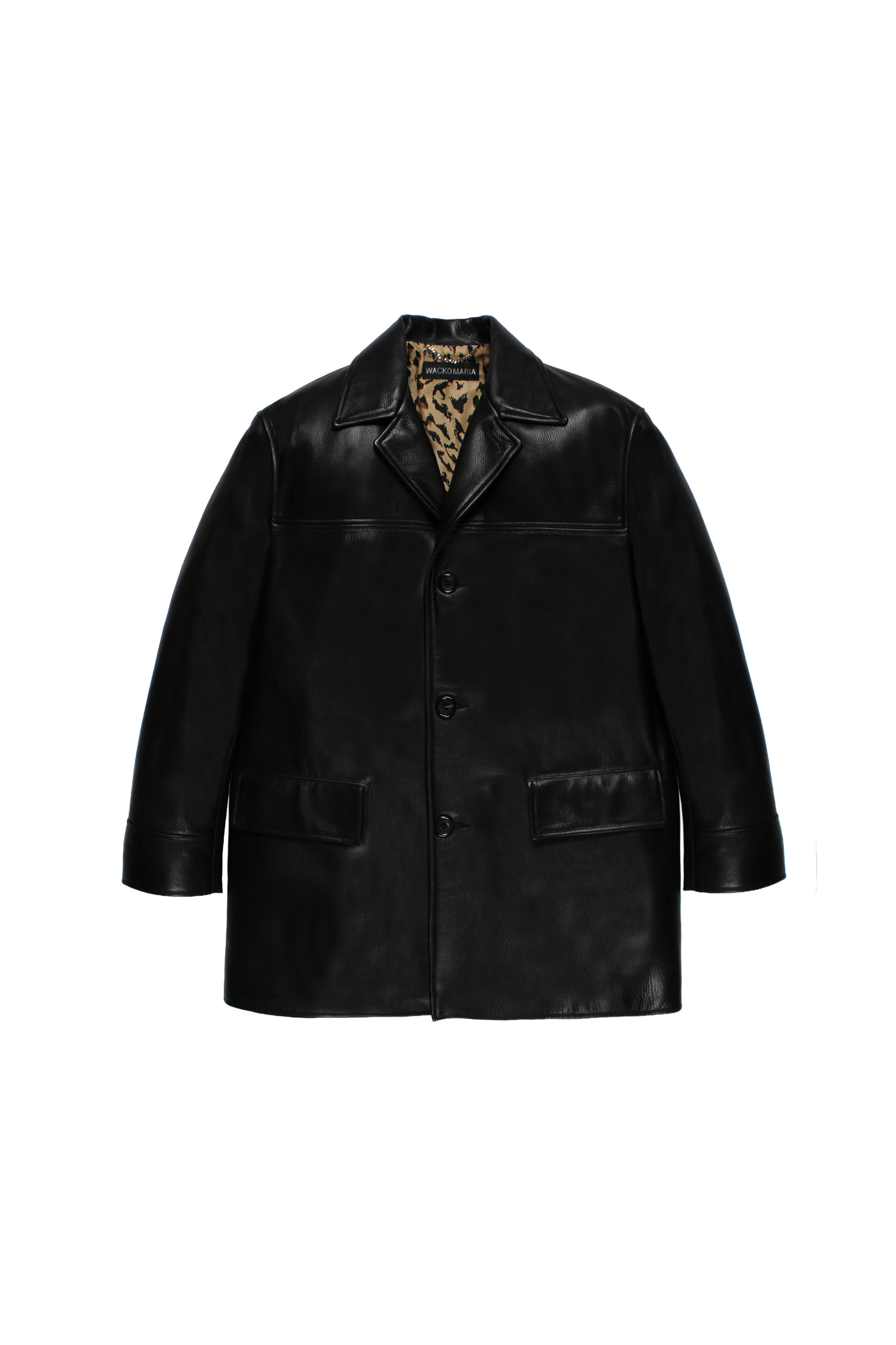 LEATHER COAT ( TYPE-2 )（BLACK）