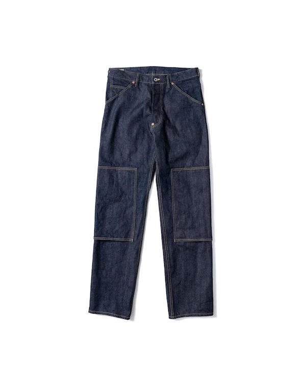 W-KNEE DENIM PANTS / 14oz