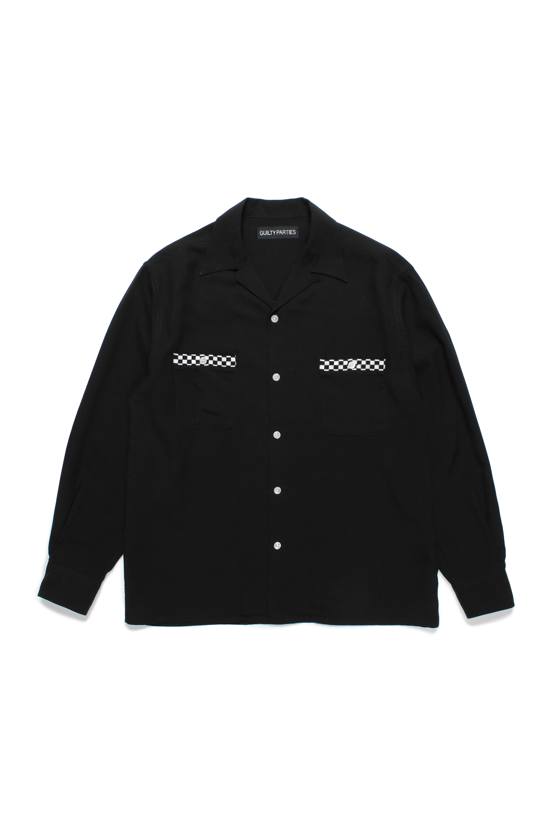 SWITCHING SHIRT ( TYPE-1 )（BLACK/WHITE）