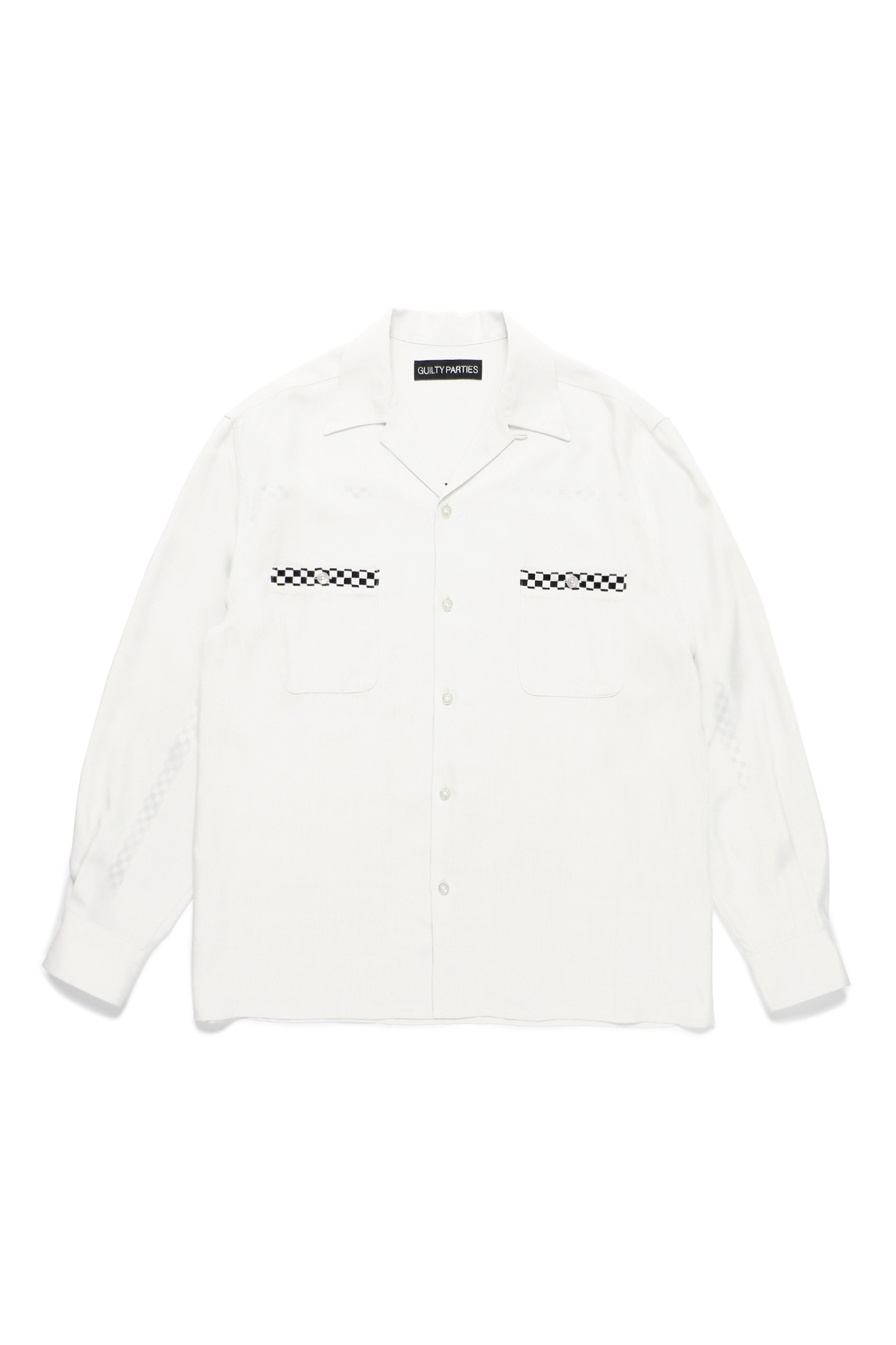 SWITCHING SHIRT ( TYPE-1 )（WHITE/BLACK）