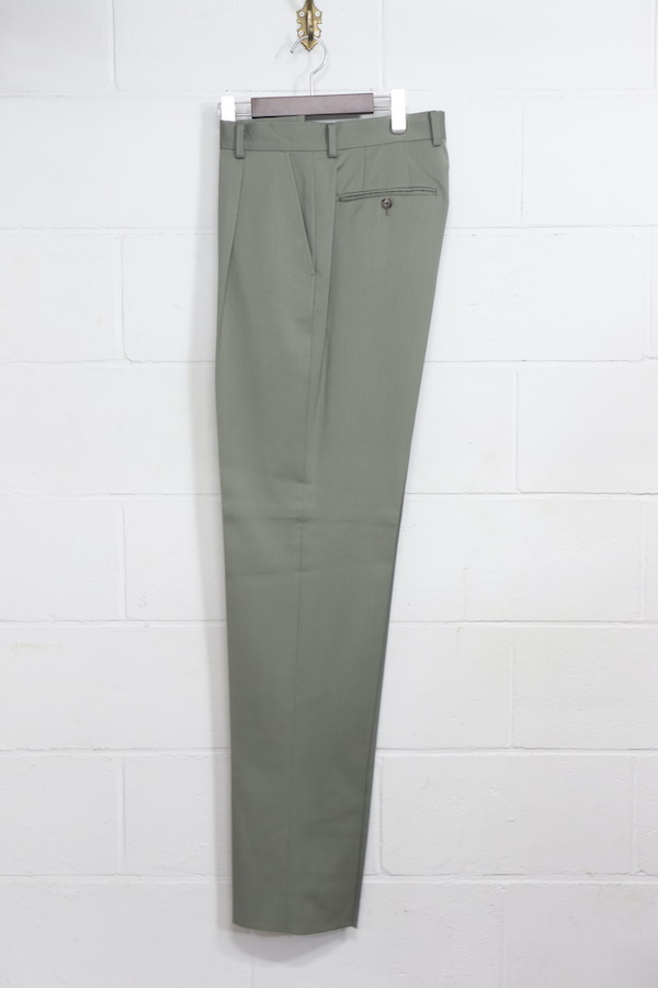 PLEATED TROUSERS ( TYPE-2 )（SMOKY-GREEN）