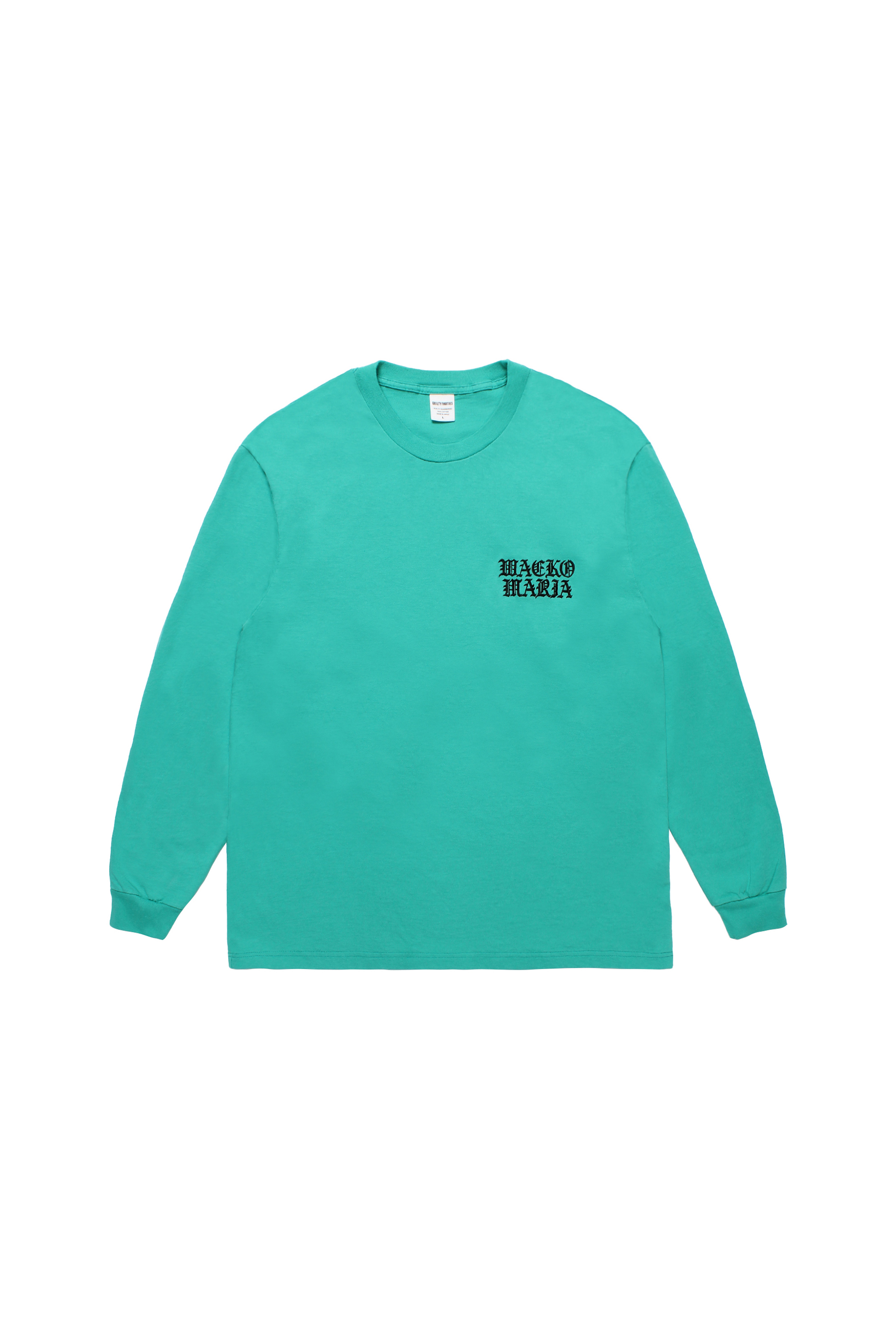 WASHED HEAVY WEIGHT CREW NECK LONG SLEEVE T-SHIRT ( TYPE-1 )（MINT）