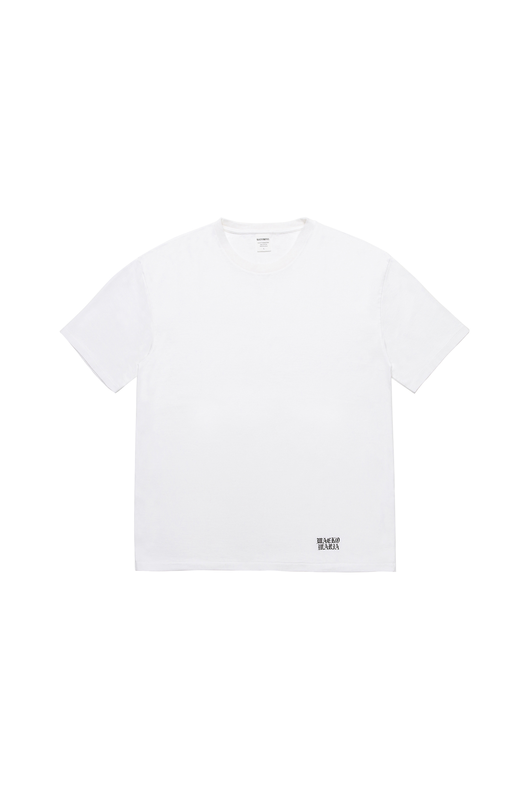 WASHED HEAVY WEIGHT CREW NECK T-SHIRT ( TYPE-3 )（WHITE）
