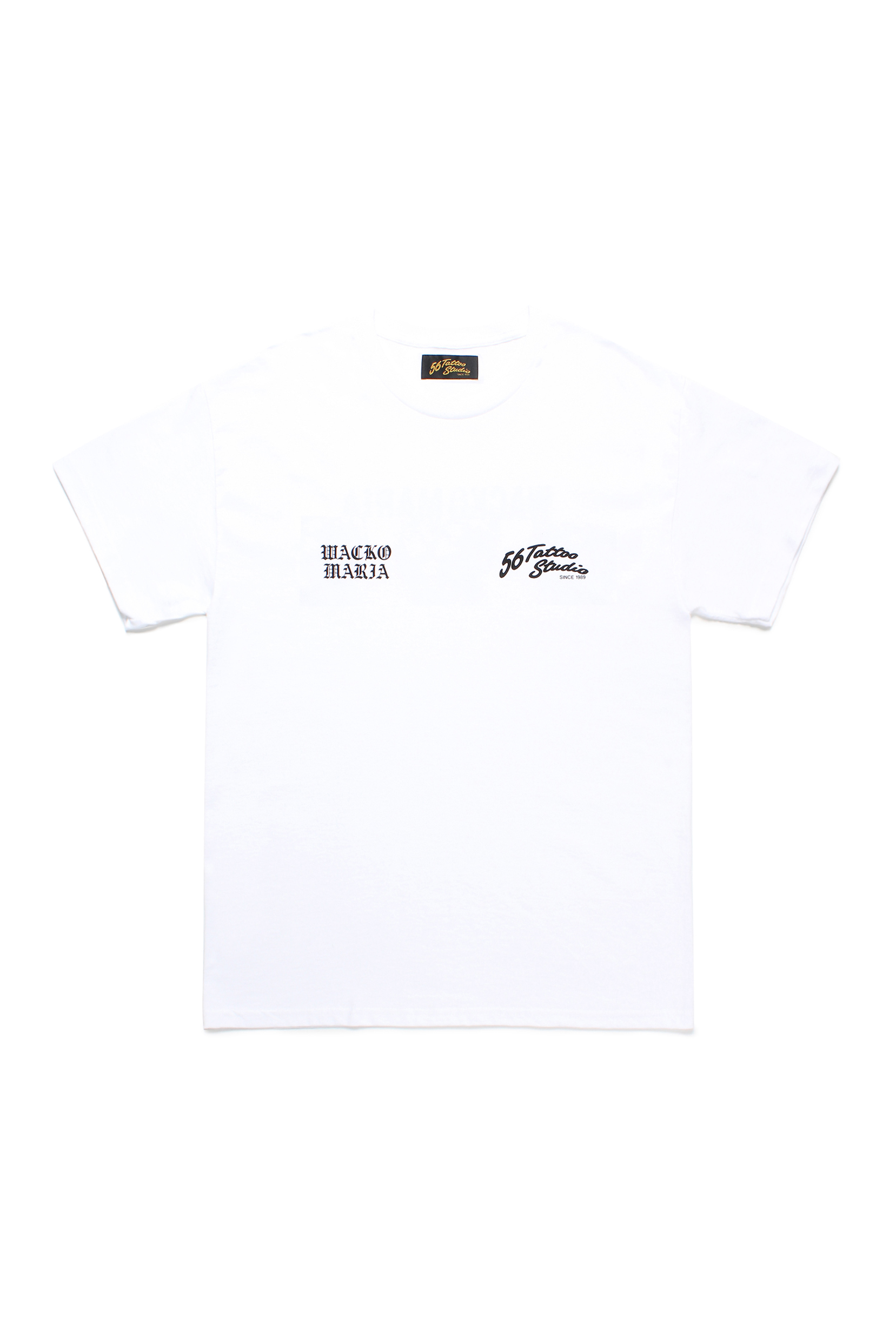 56 TATTOO STUDIO / CREW NECK T-SHIRT (WHITE)