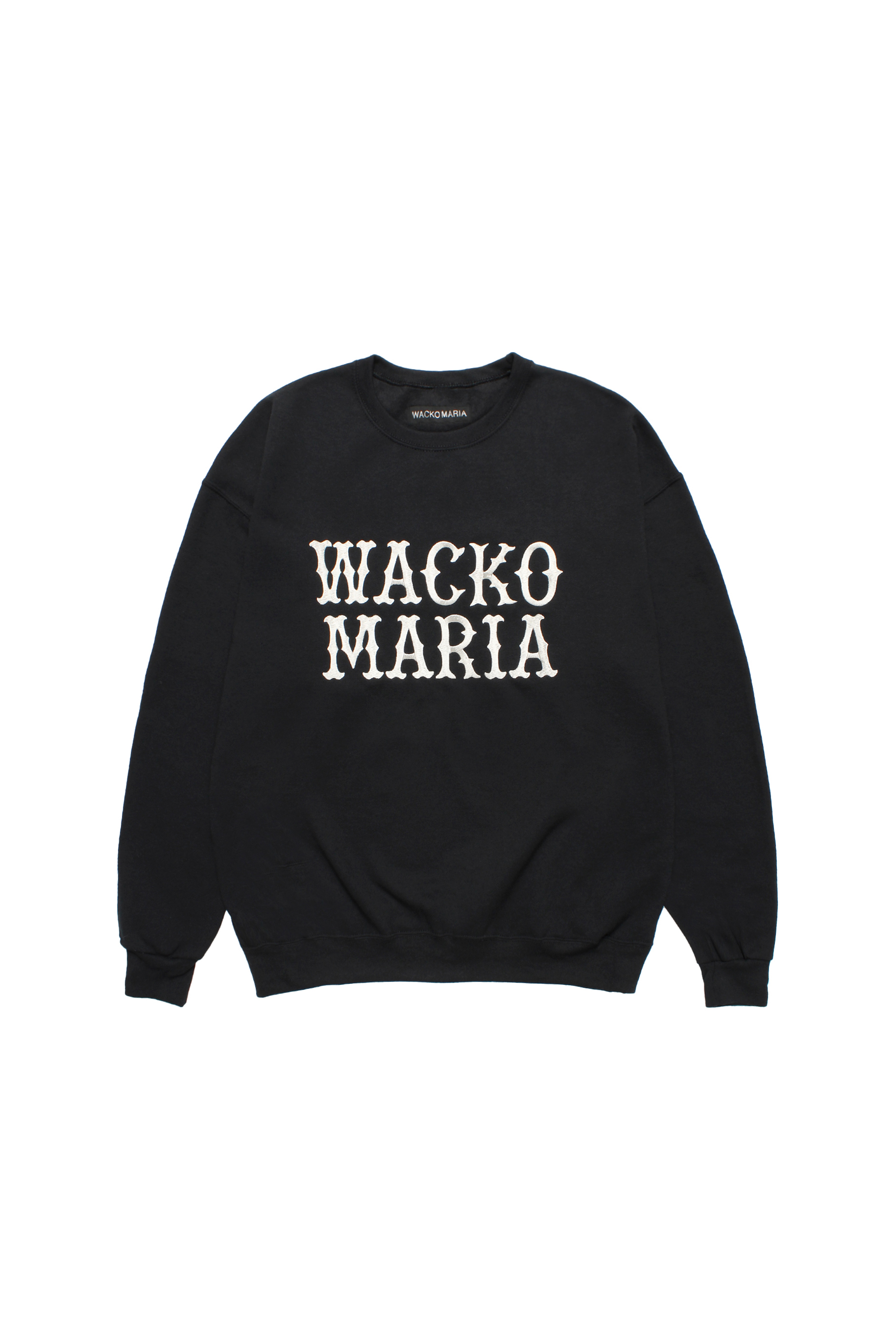 CREW NECK SWEAT SHIRT（BLACK）