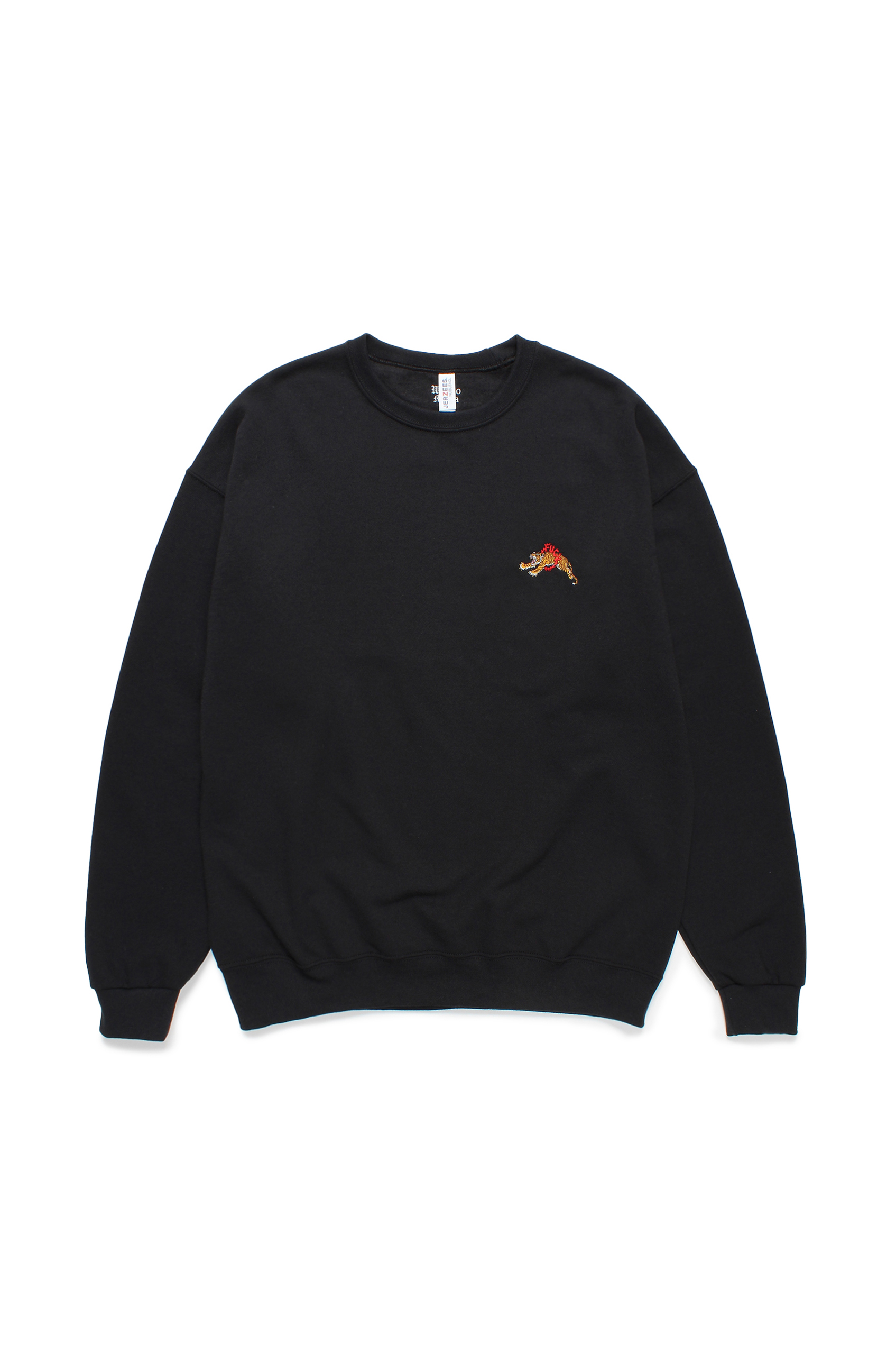 TIM LEHI / CREW NECK SWEAT SHIRT ( TYPE-1 )（BLACK）