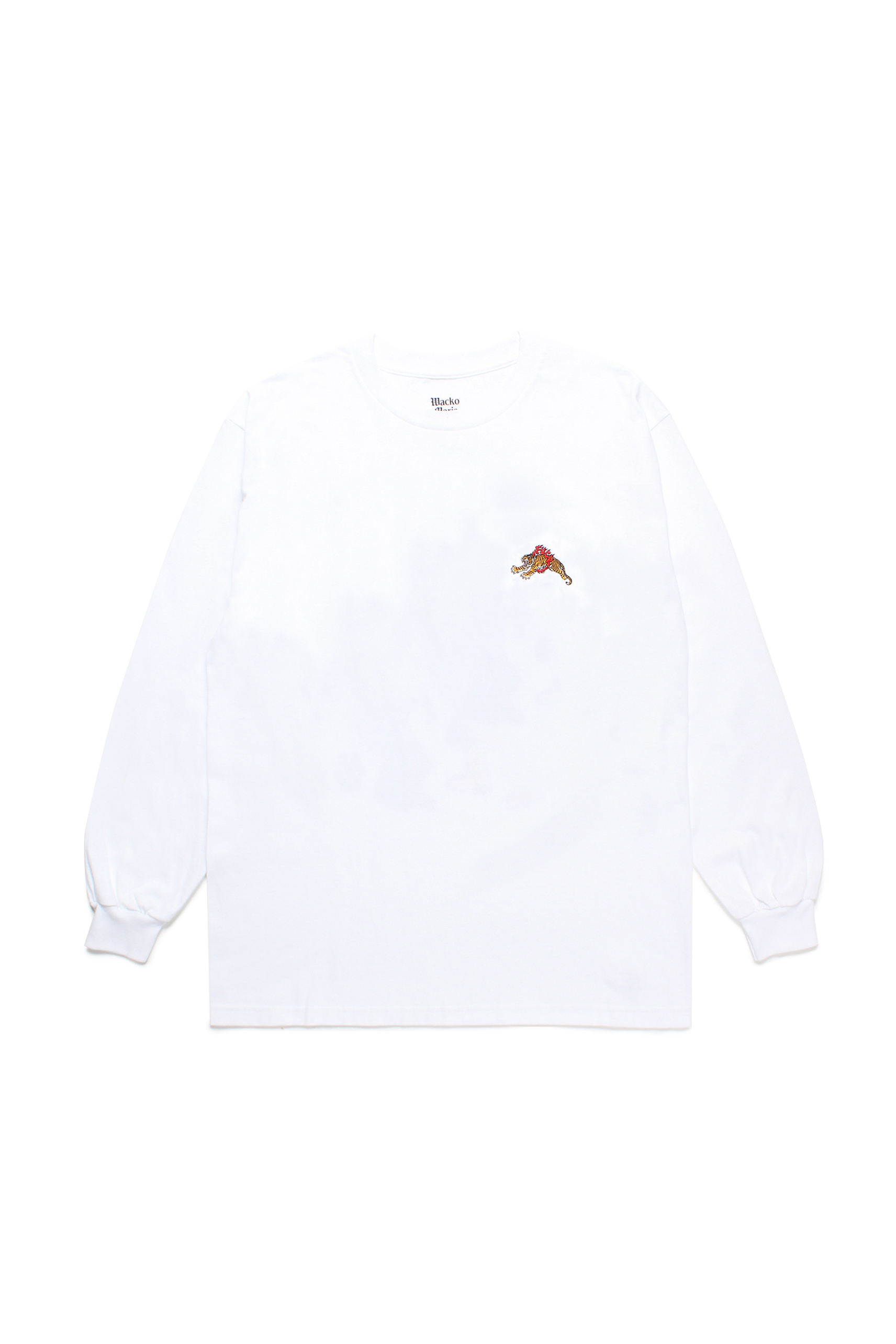 TIM LEHI / CREW NECK LONG SLEEVE T-SHIRT ( TYPE-1 )（WHITE）