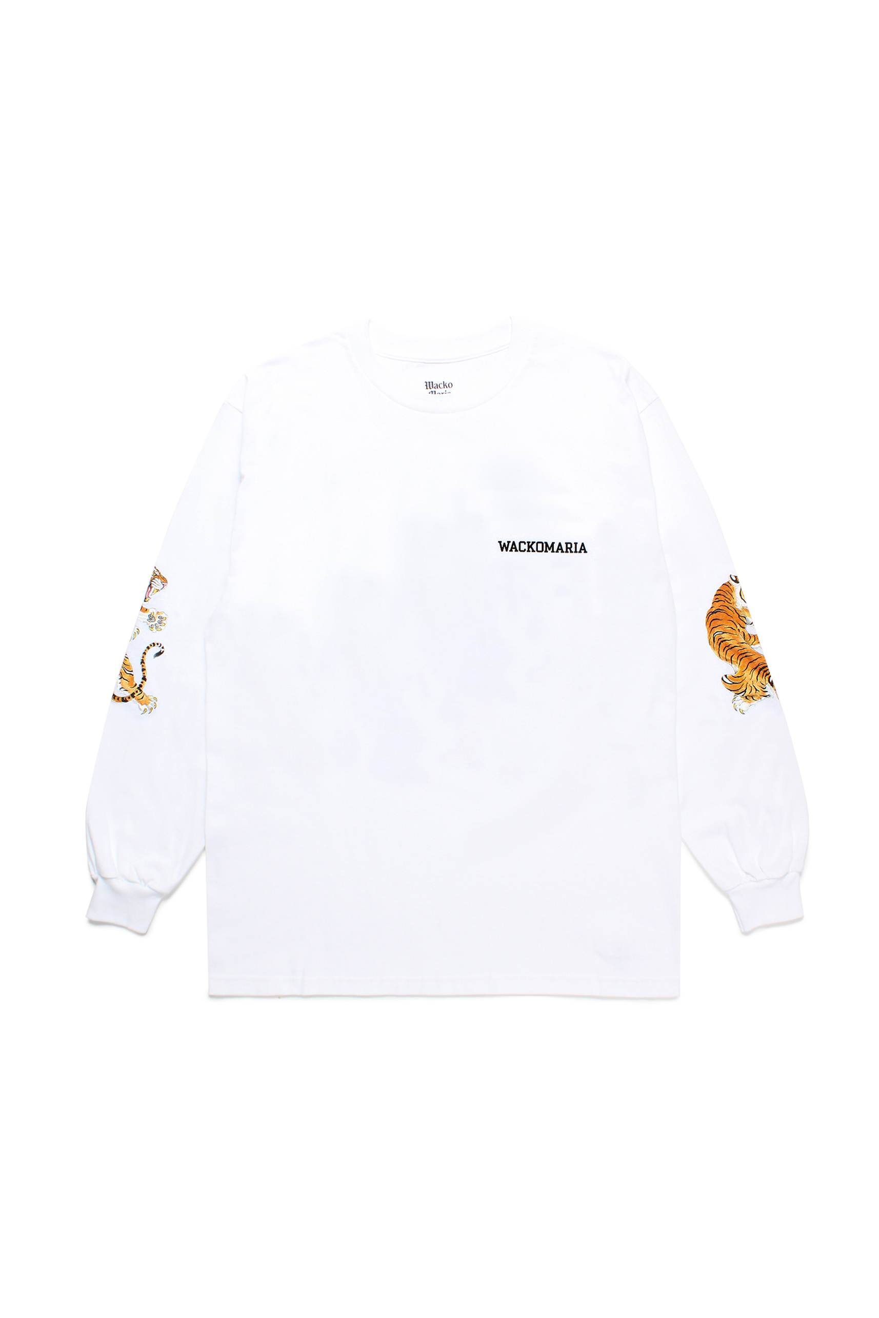 TIM LEHI / CREW NECK LONG SLEEVE T-SHIRT ( TYPE-3 )（WHITE）