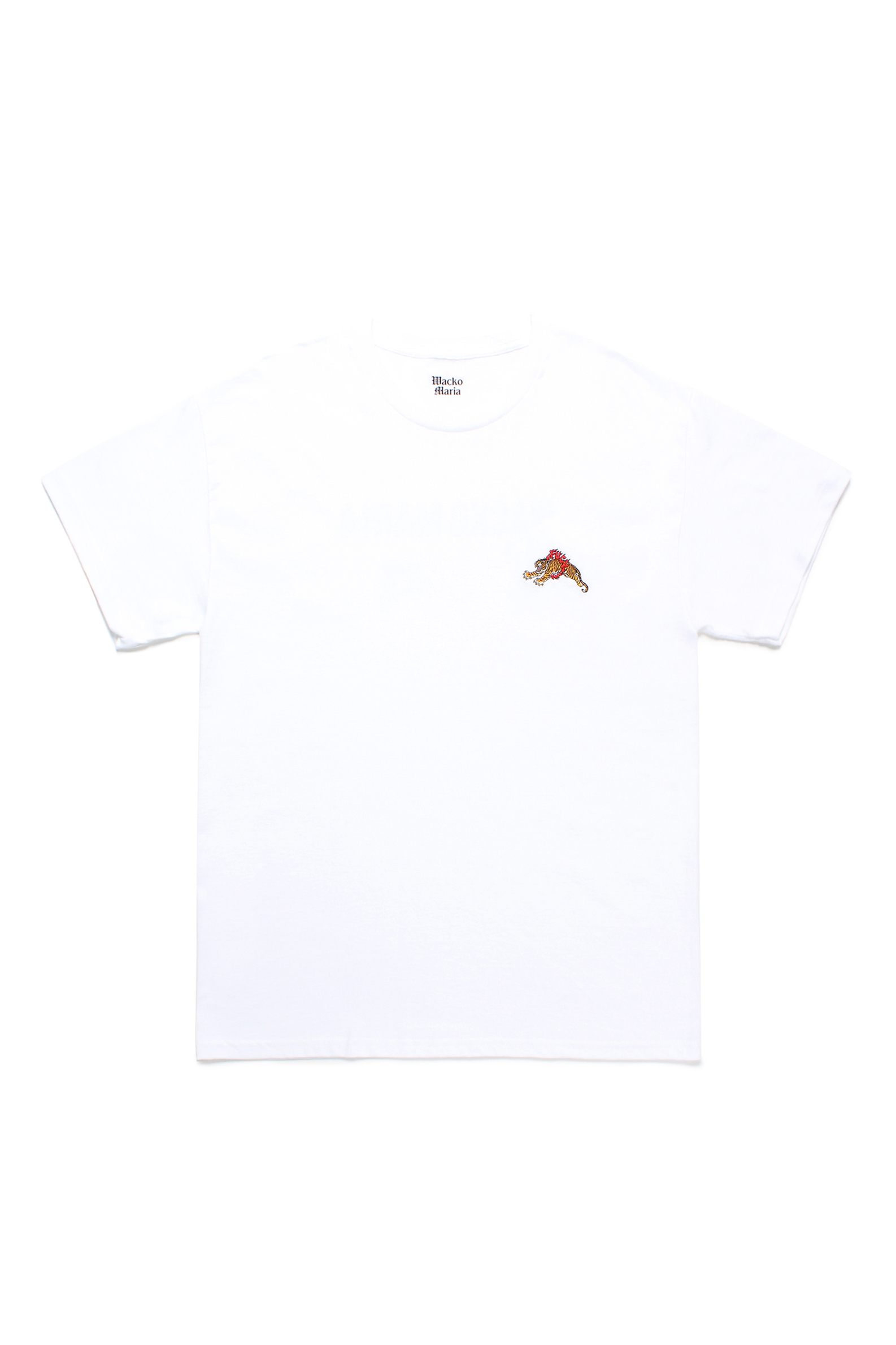 TIM LEHI / CREW NECK T-SHIRT ( TYPE-1 )（WHITE）