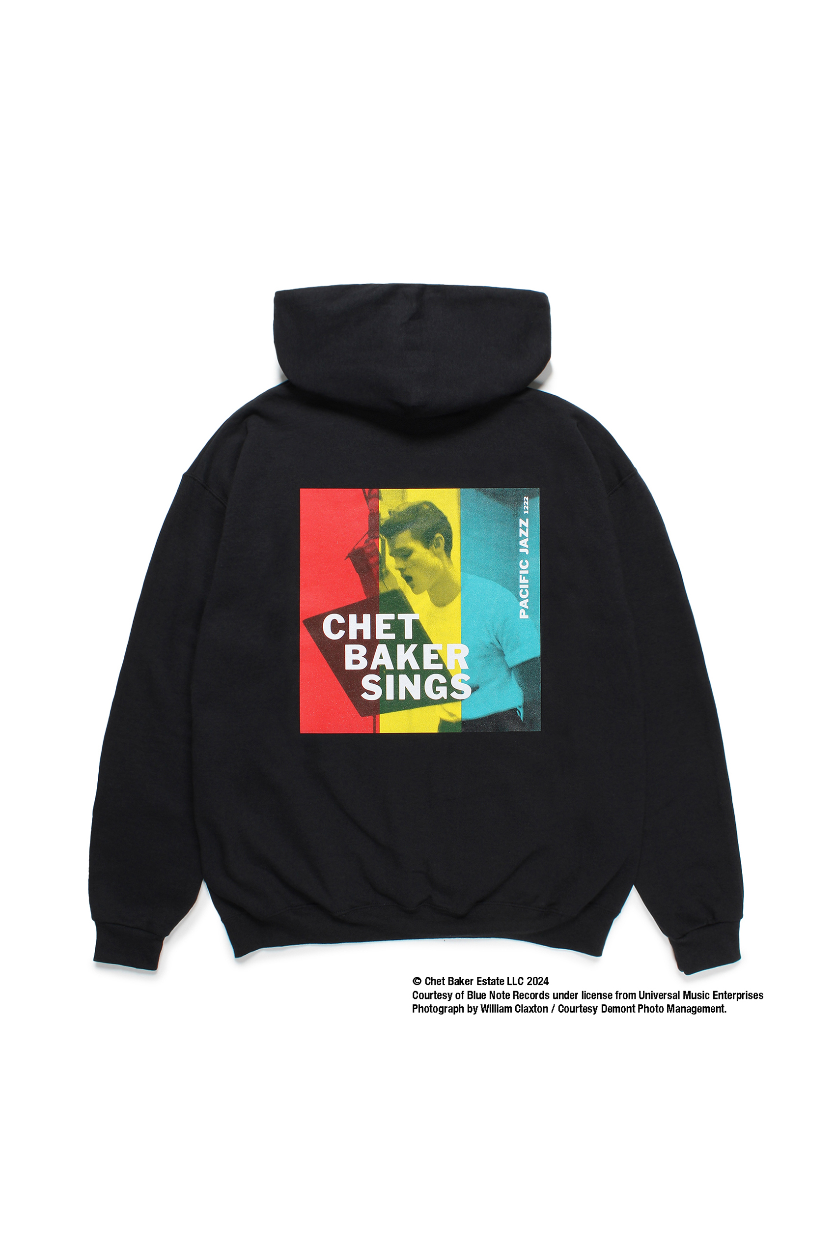 CHET BAKER / PULLOVER HOODED SWEAT SHIRT ( TYPE-2 )（BLACK）