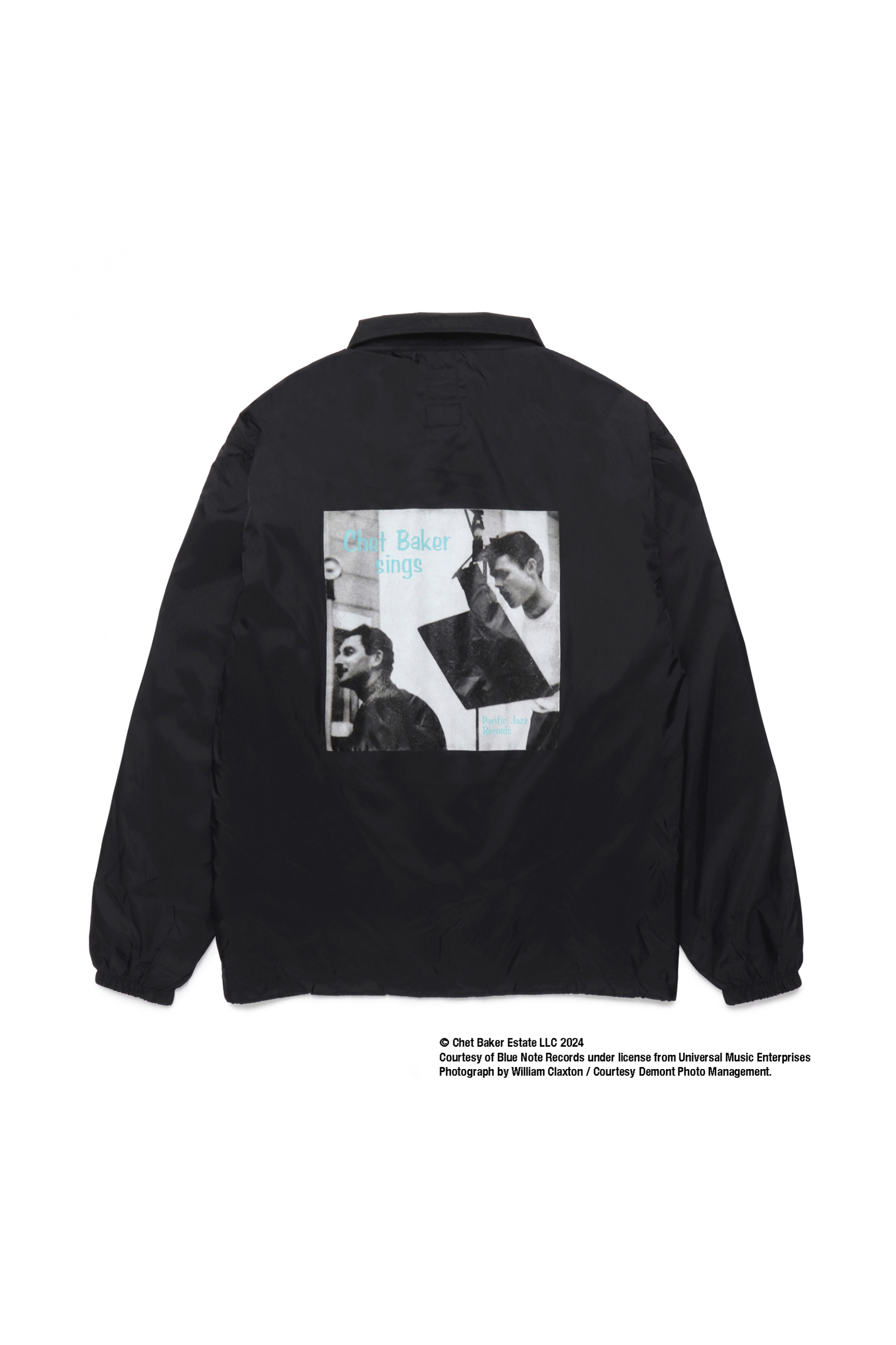 CHET BAKER / COACH JACKET ( TYPE-1 )（BLACK）