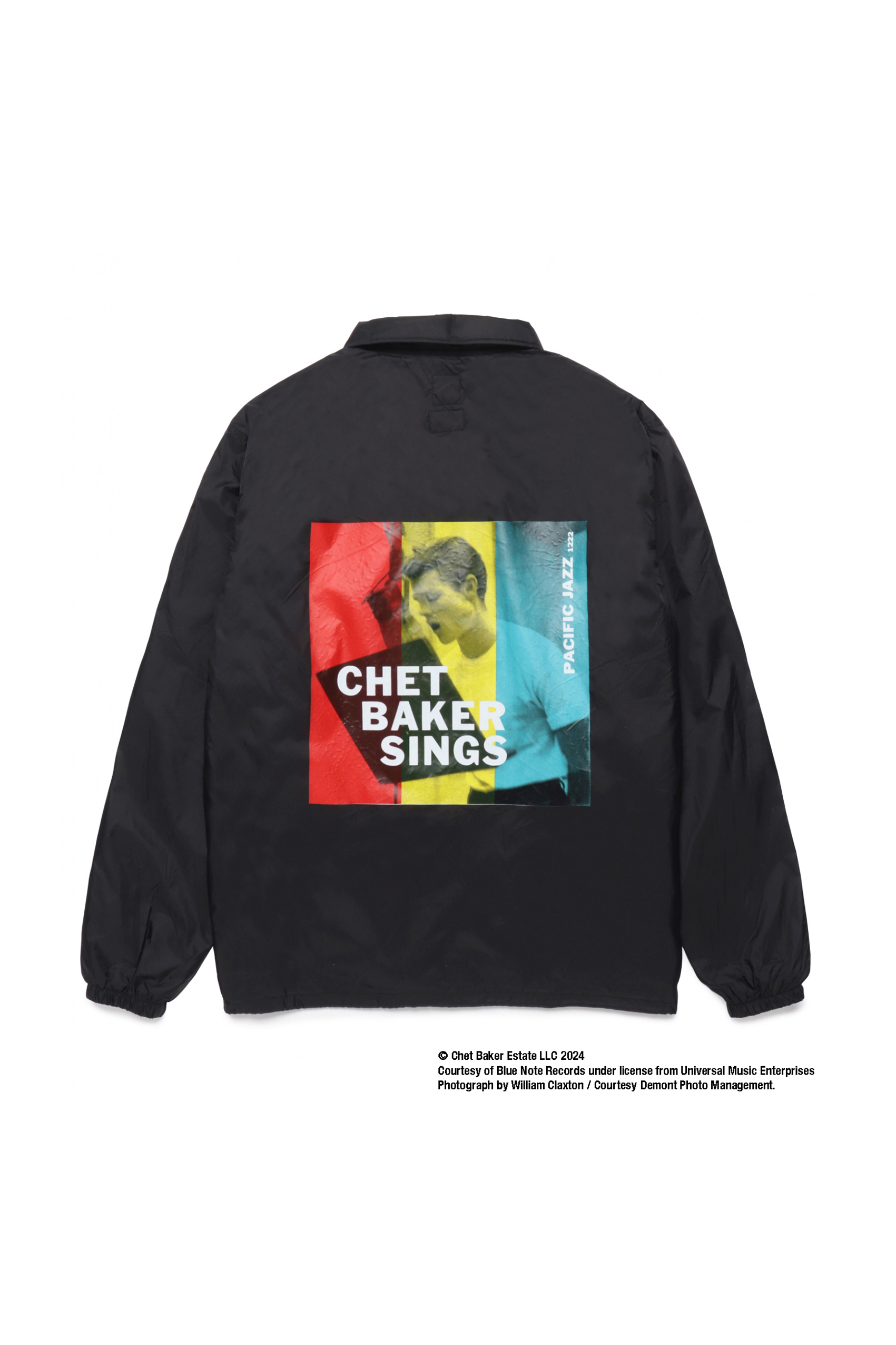 CHET BAKER / COACH JACKET ( TYPE-2 )（BLACK）