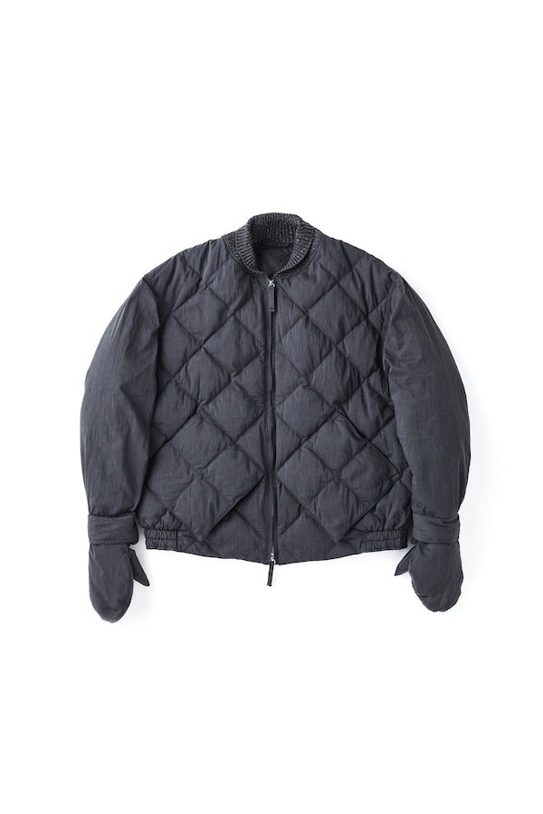 PATINA NYLON MITTEN PUFF JACKET（GRAPHITE）