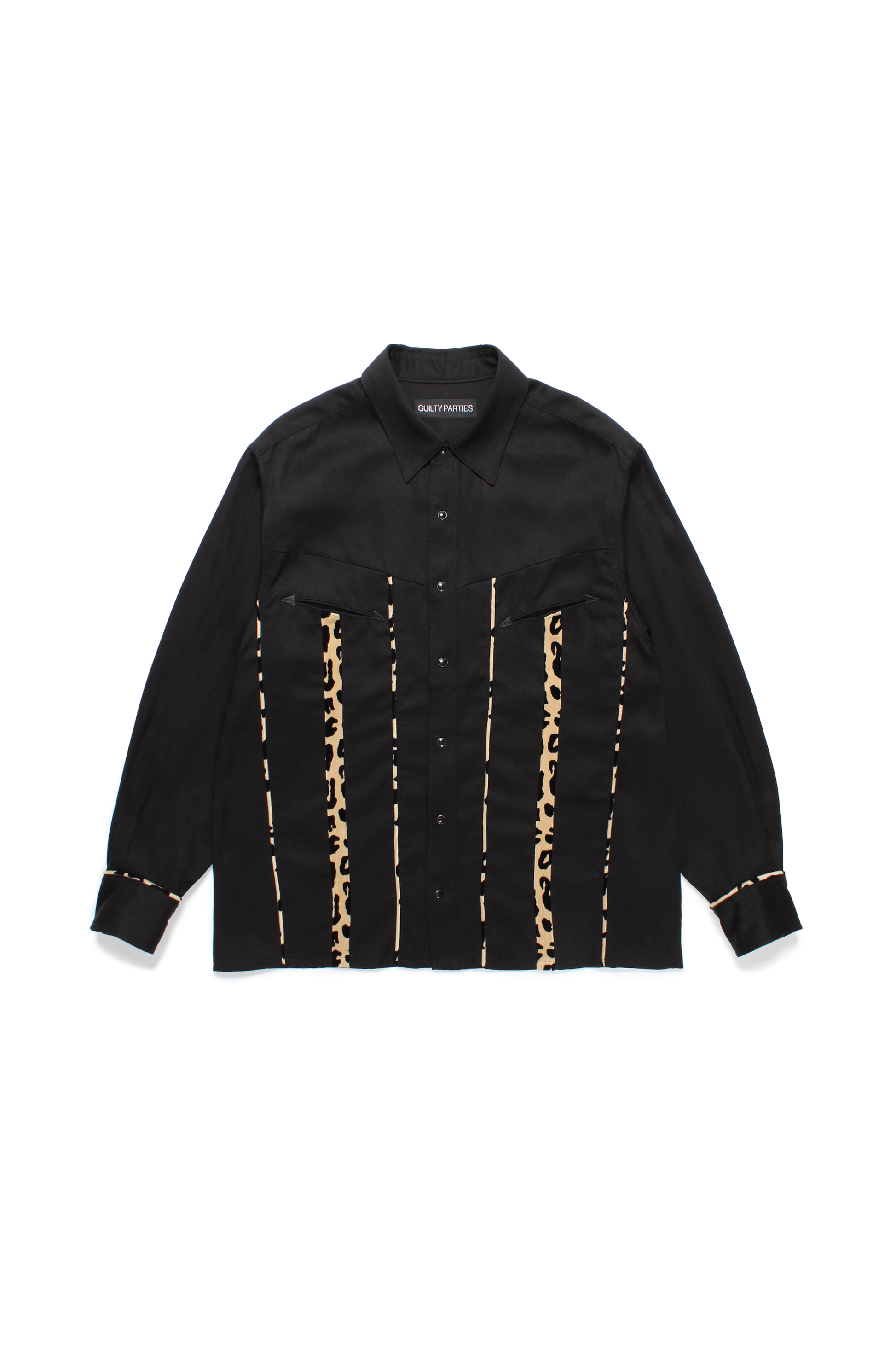 WESTERN SHIRT L/S ( TYPE-3 ) (BLACK)