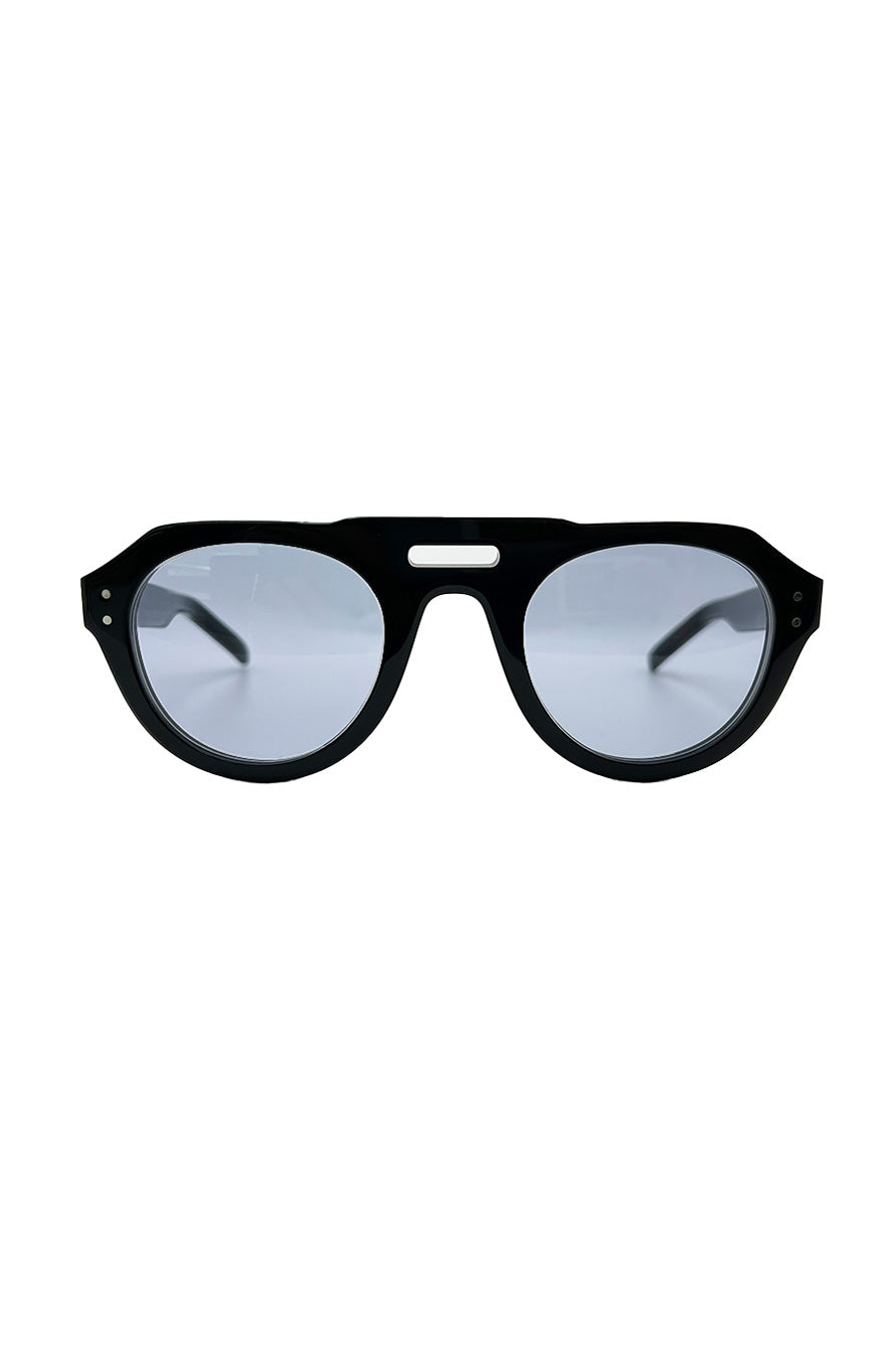 "ALBERTO" O.J. GLOBE SPECS OPTICAL Co（Black × Black × Jeans Blue(C1)）