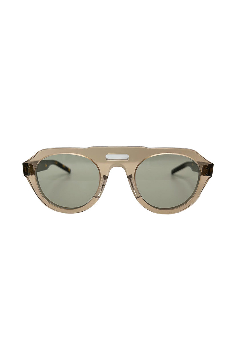 "ALBERTO" O.J. GLOBE SPECS OPTICAL Co（Light Brown × Dark Tort × Cossack Green(C4)）